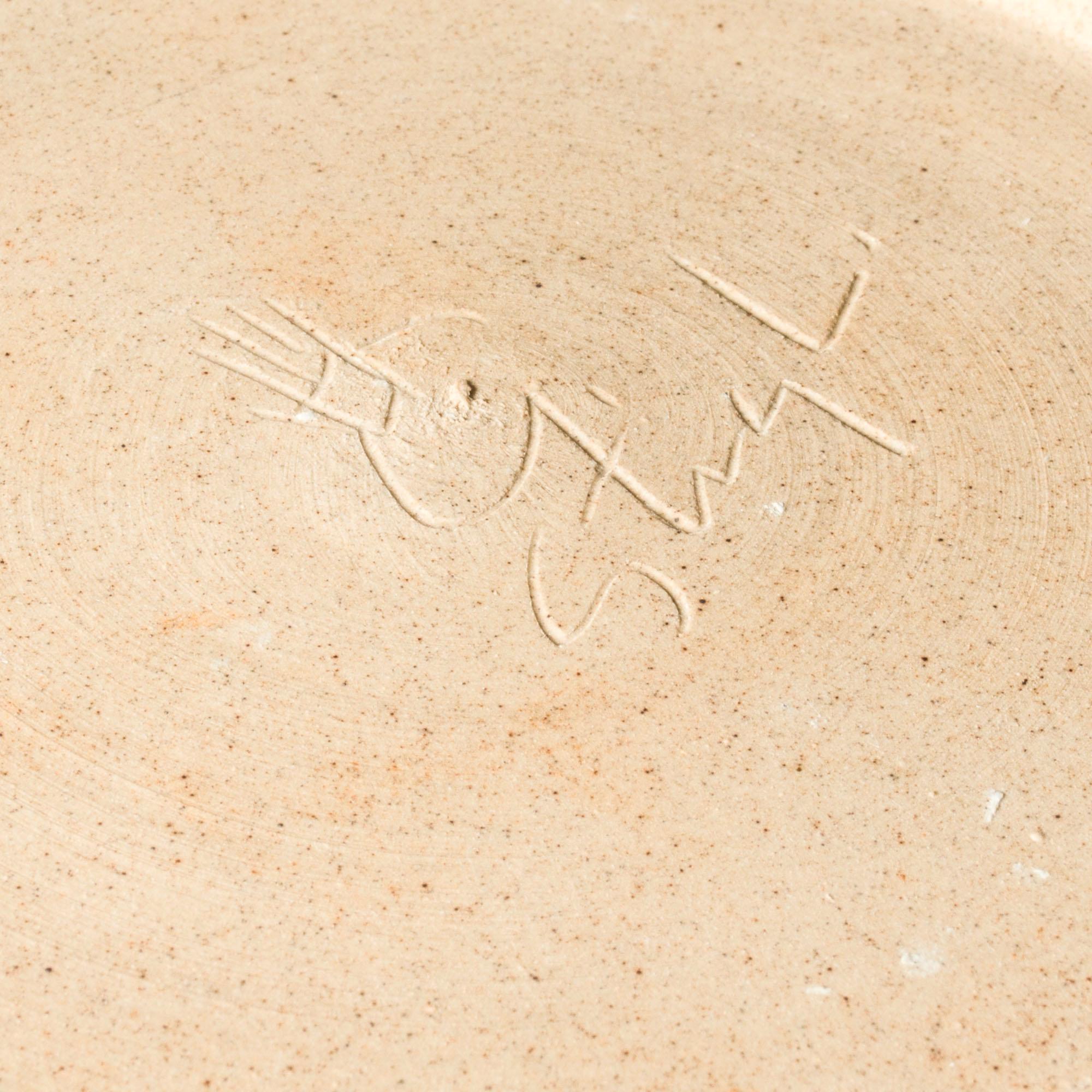 Metà XX secolo Vaso in gres di The Modern Scandinavian di Stig Lindberg, Gustavsberg, Svezia, anni '1960 in vendita