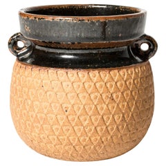 Vaso in gres di The Modern Scandinavian di Stig Lindberg, Gustavsberg, Svezia, anni '1960