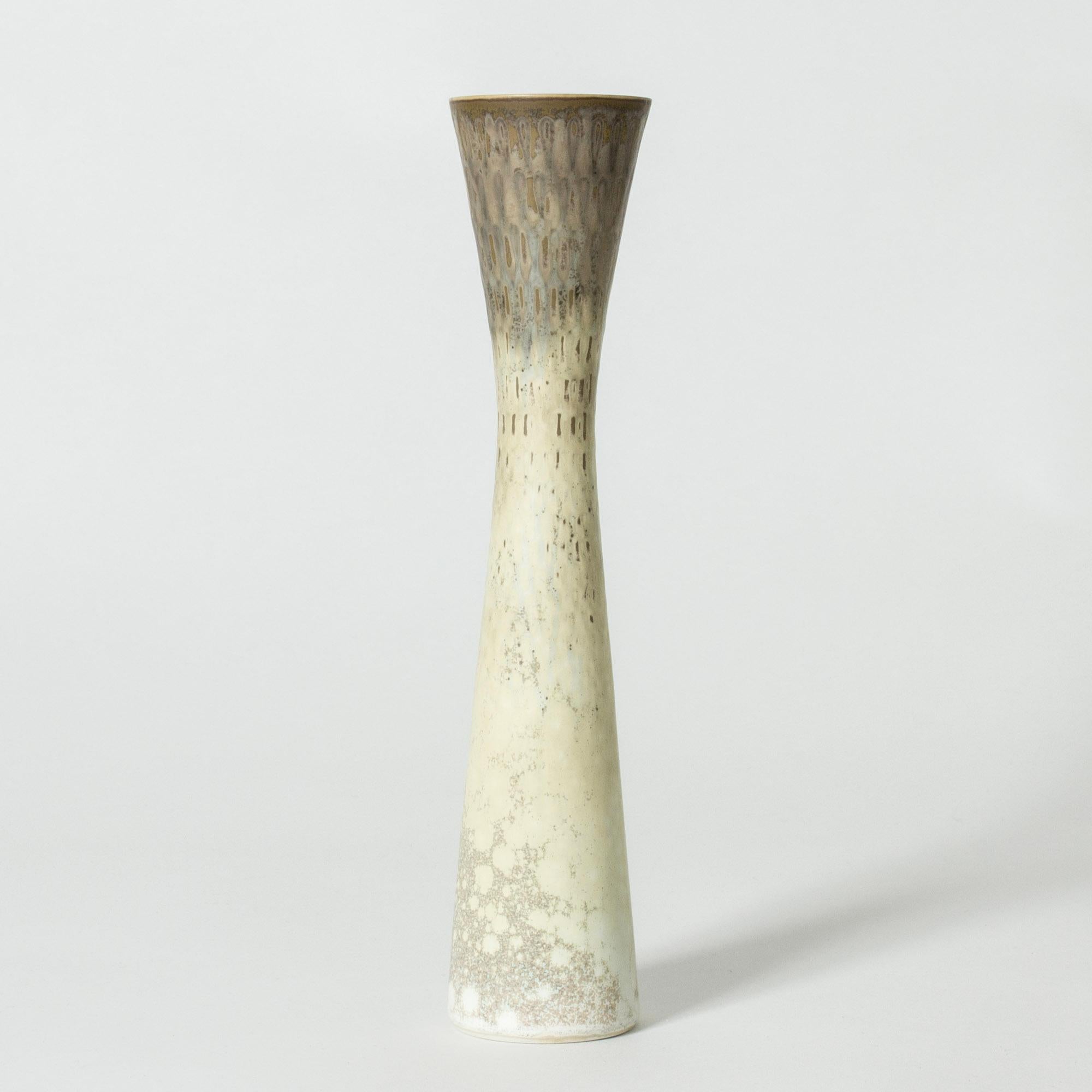Svedese Vaso in gres scandinavo moderno, Carl-Harry Stålhane, Rörstrand, Svezia, 1950 in vendita
