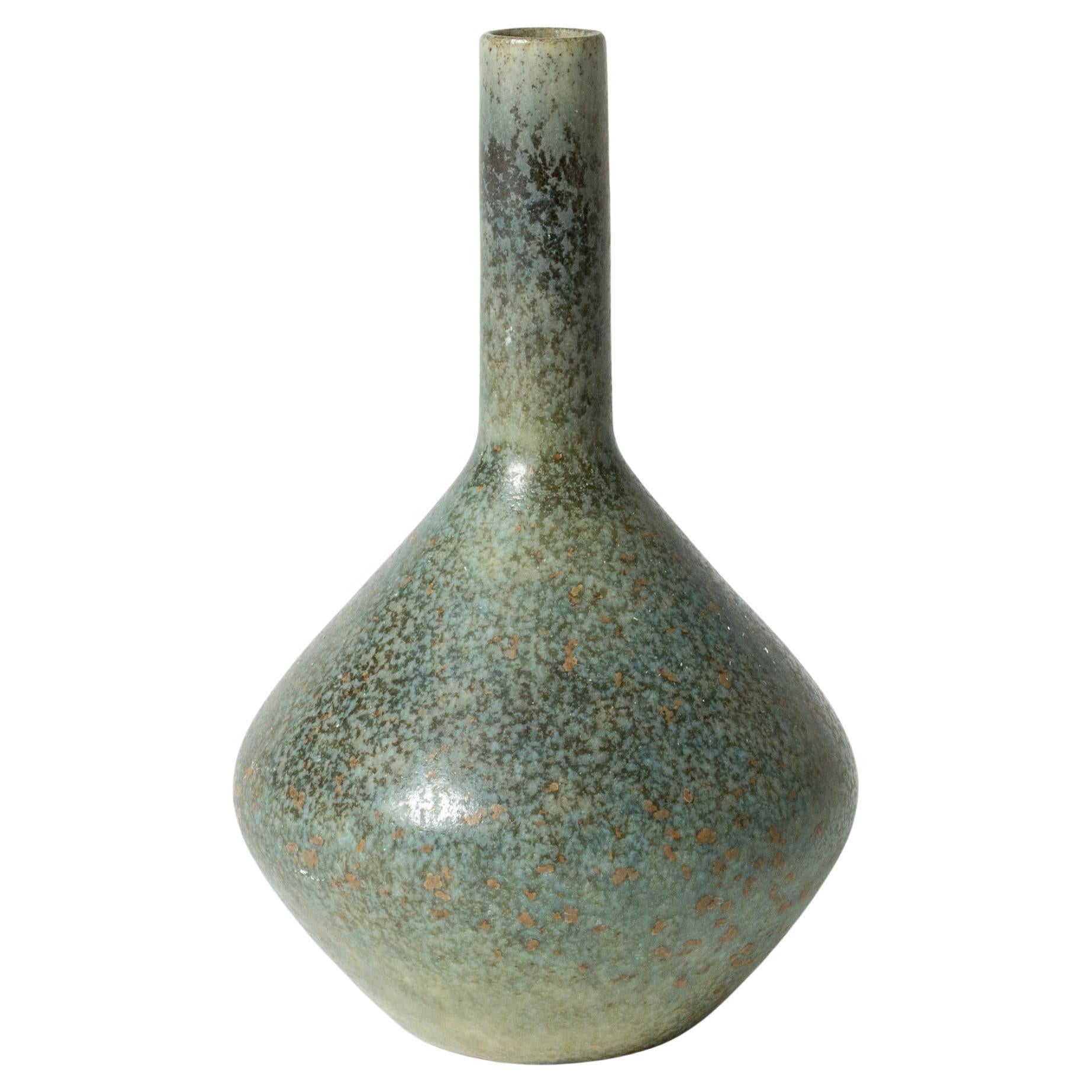 Scandinavian Modern Stoneware Vase, Carl-Harry Stålhane, Rörstrand, Sweden, 1950