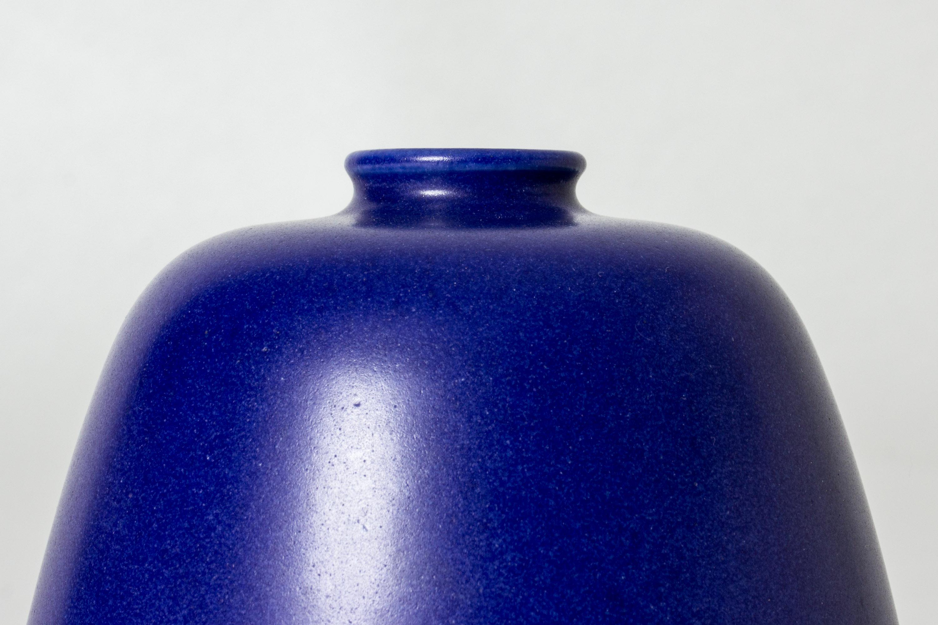 Swedish Scandinavian Modern Stoneware vase from Tobo, Sweden, 1950s For Sale
