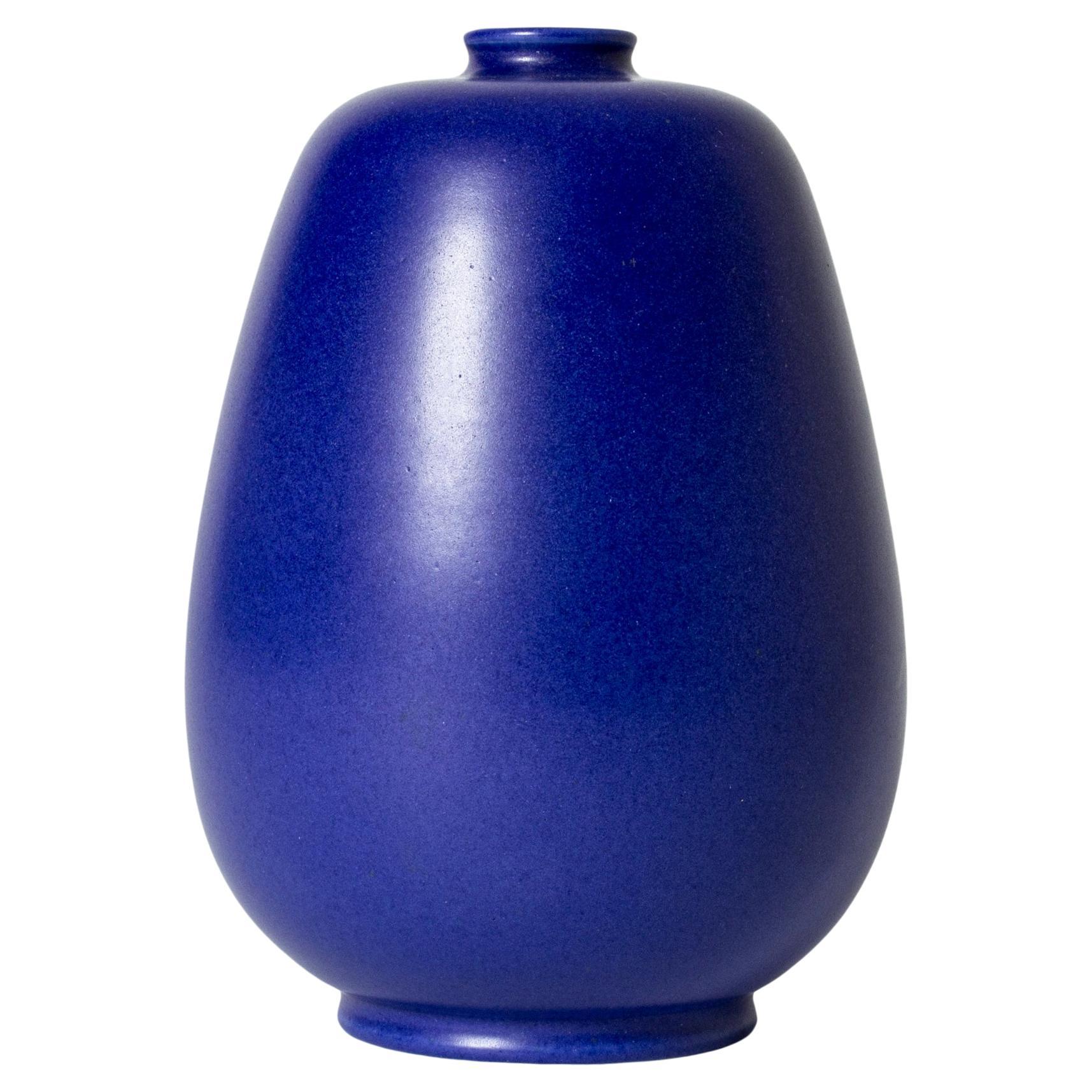 Scandinavian Modern Stoneware vase from Tobo, Sweden, 1950s For Sale