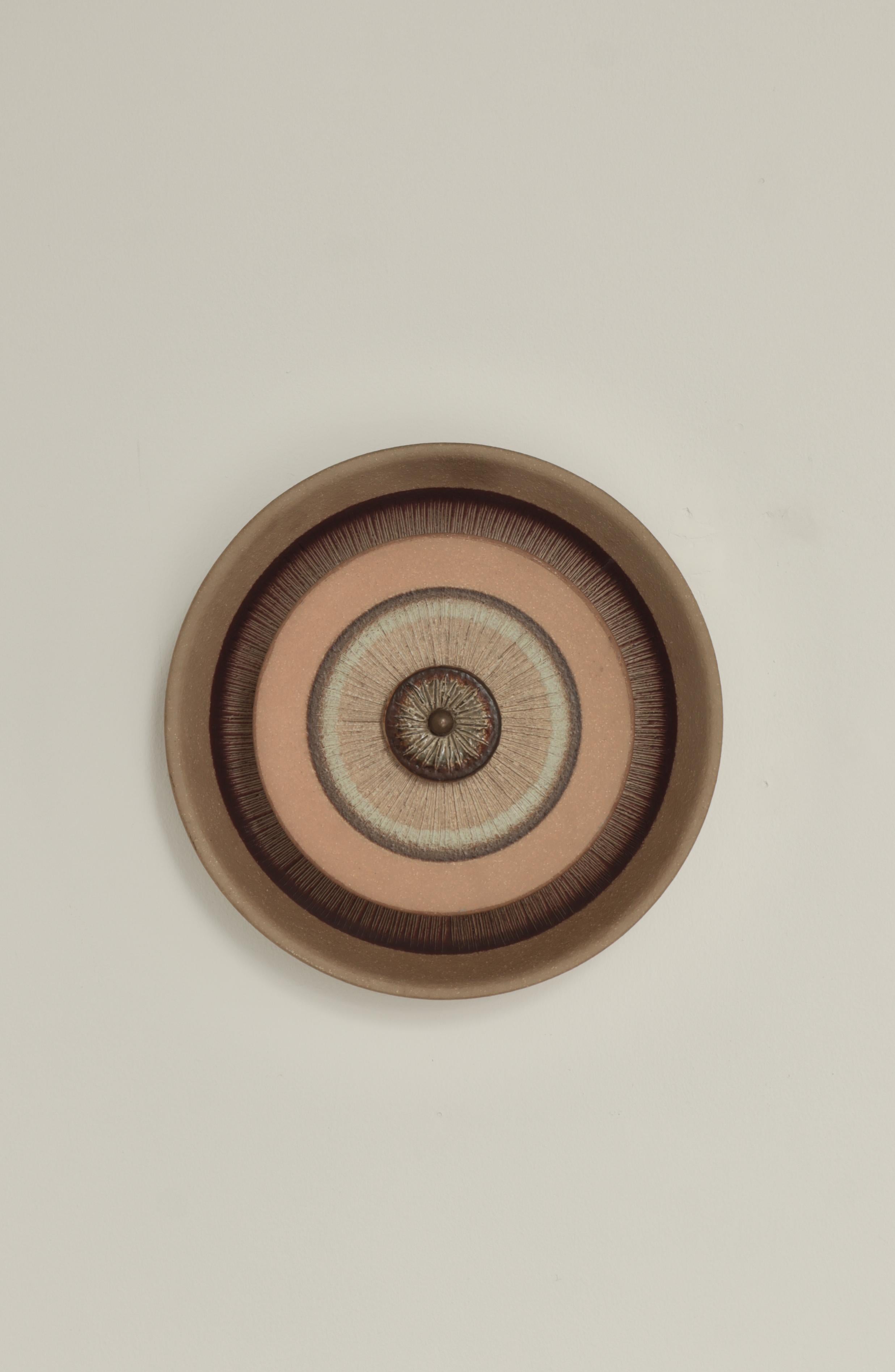 The Modern Scandinavian Stoneware Wall Sconce by Noomi Backhausen, Søholm, 1960s en vente 1