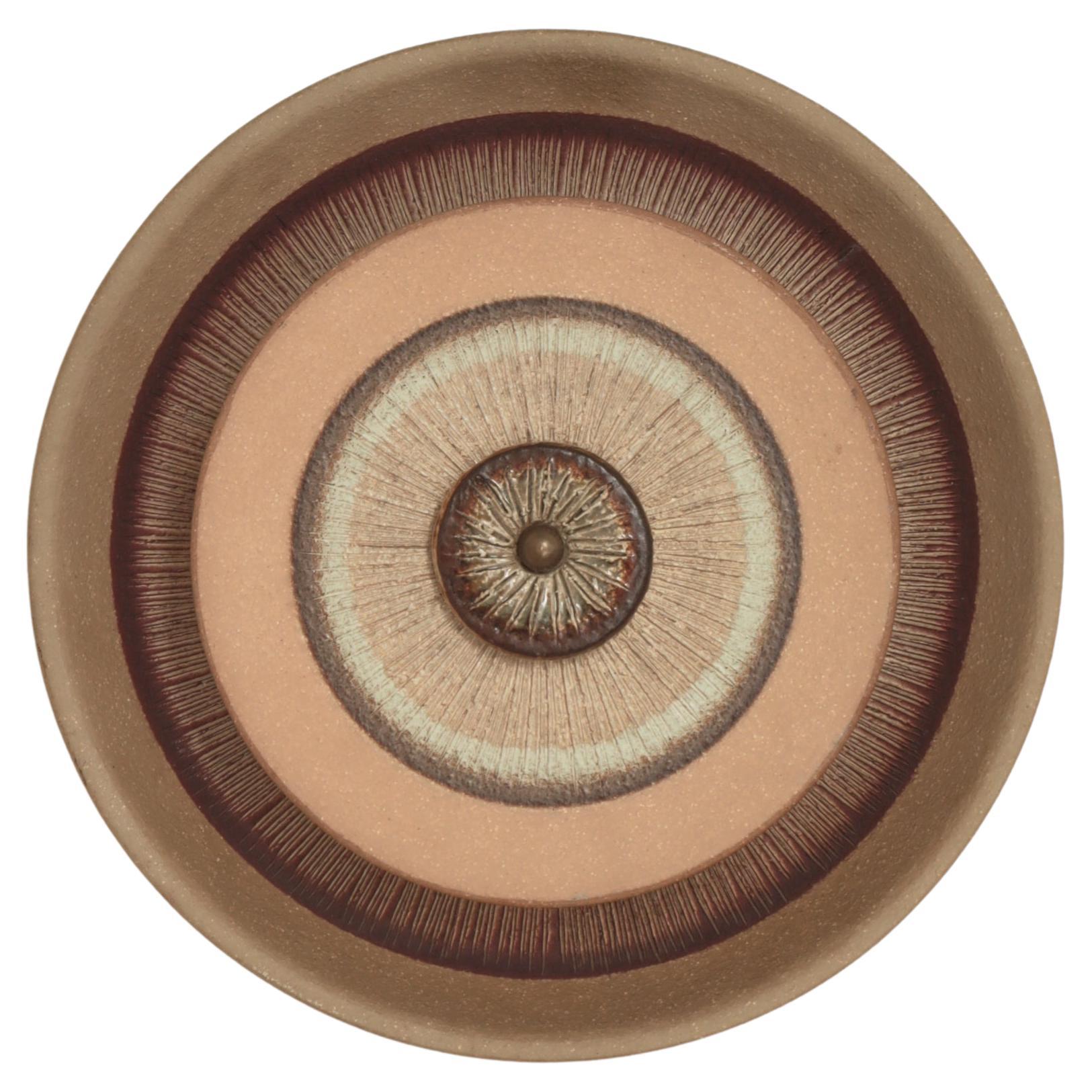 Scandinavian Modern Stoneware Wall Sconce by Noomi Backhausen, Søholm, 1960s
