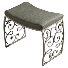 Tabouret scandinave moderne de Tor Wolfenstein pour Ditzinger, Suède, années 1940