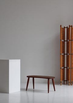 Scandinavian Modern Stool in Teakwood by Josef Frank / Illums Bolighus, 1950s