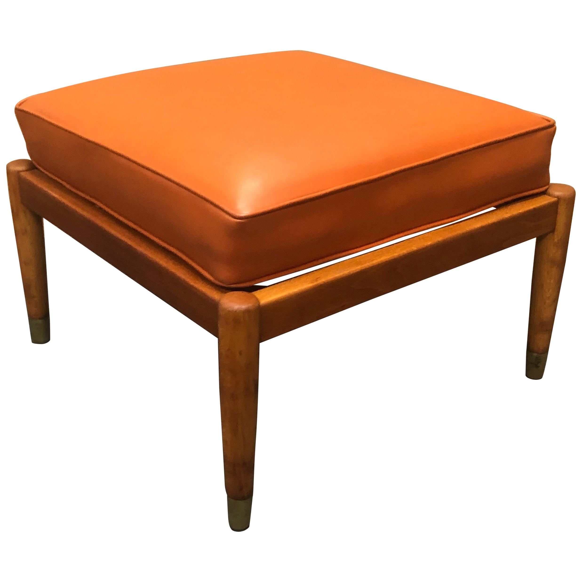 Scandinavian Modern Stool / Ottoman / Bench For Sale