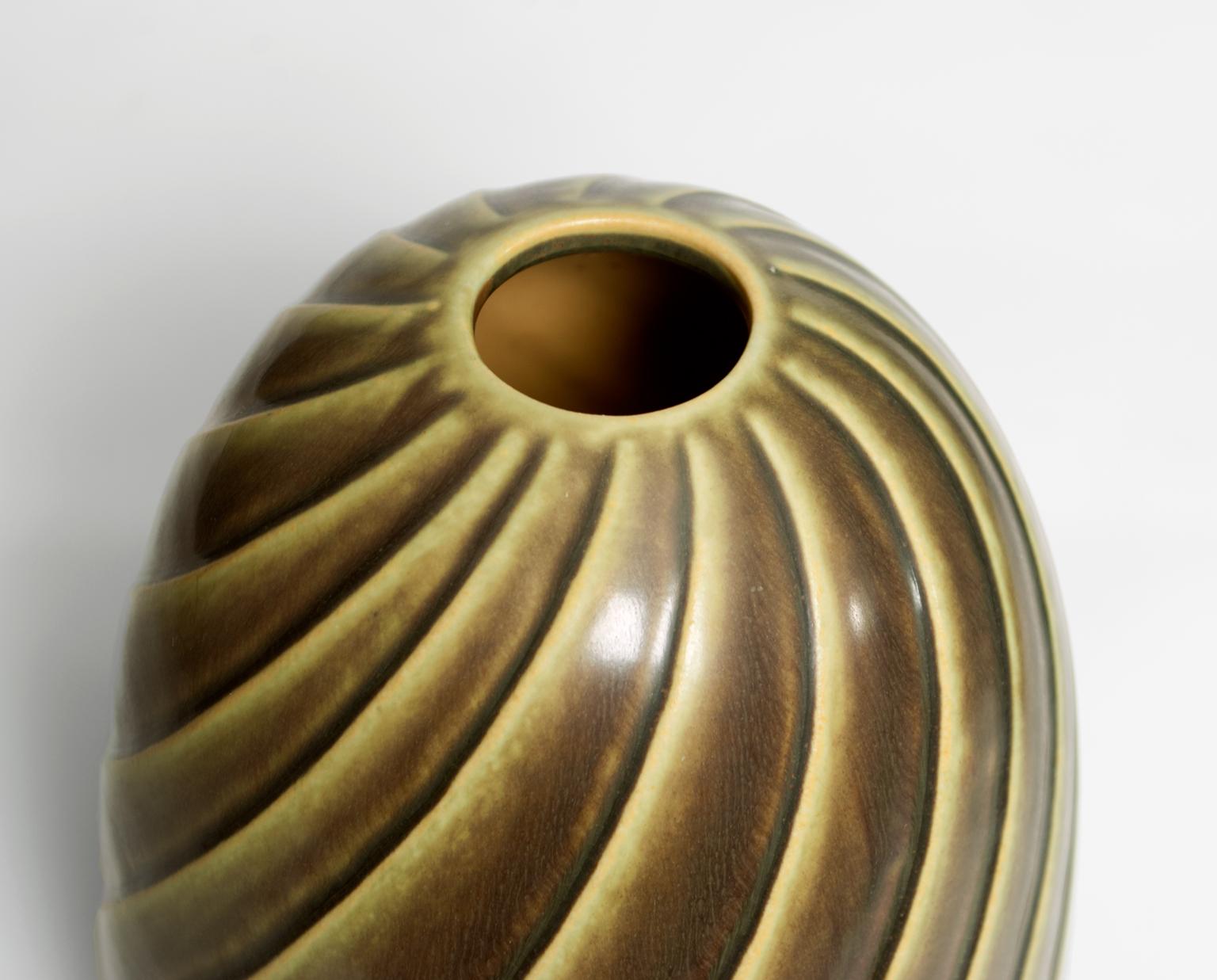 Scandinavian Modern Studio Vases by Master Ceramicist Wilhelm Kåge 3