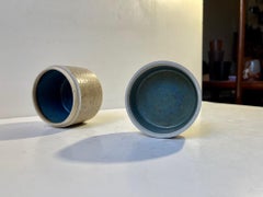 Scandinavian Modern StudioStoneware Trinket Jar, 1970s