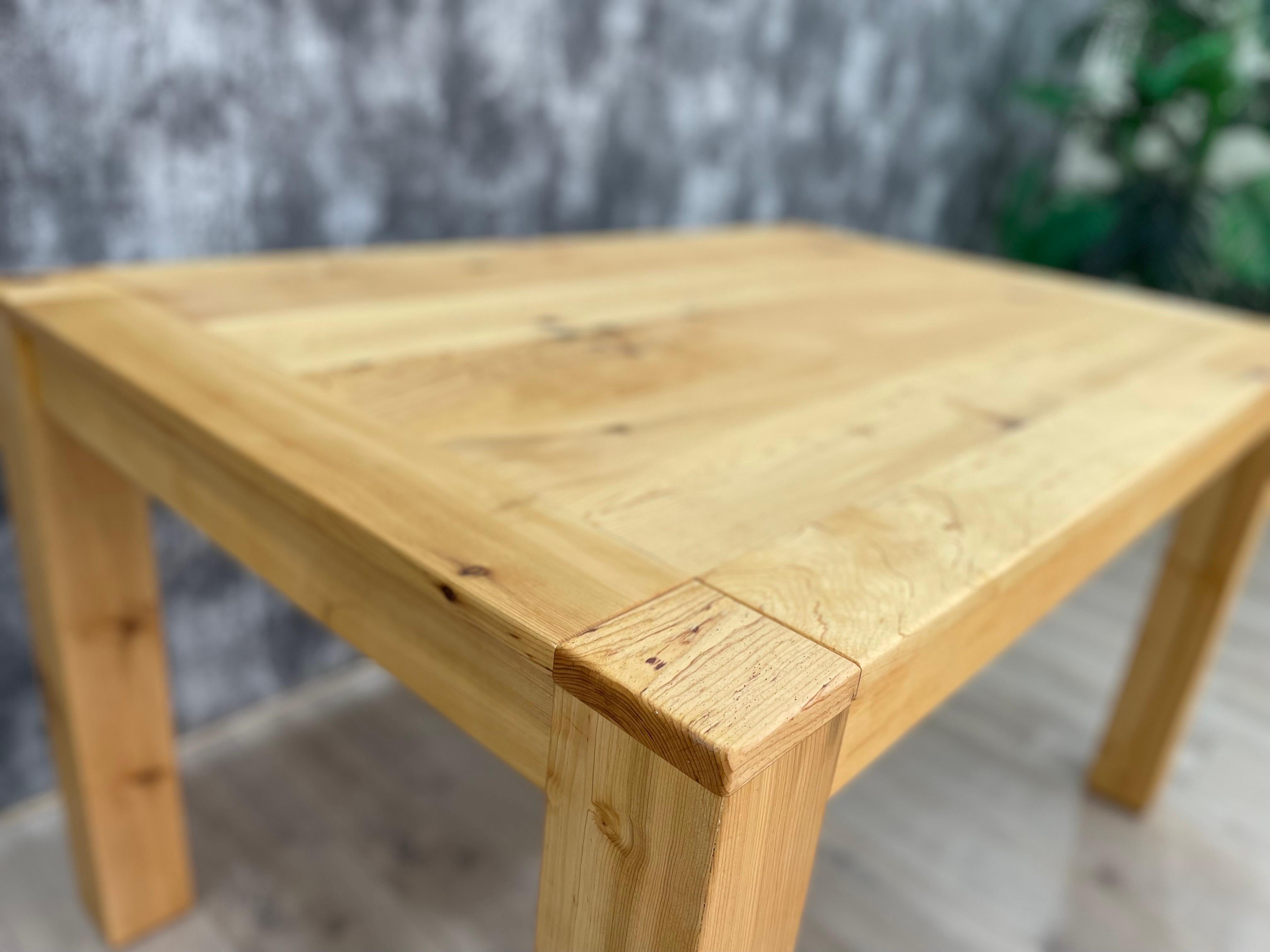 cedar dining table