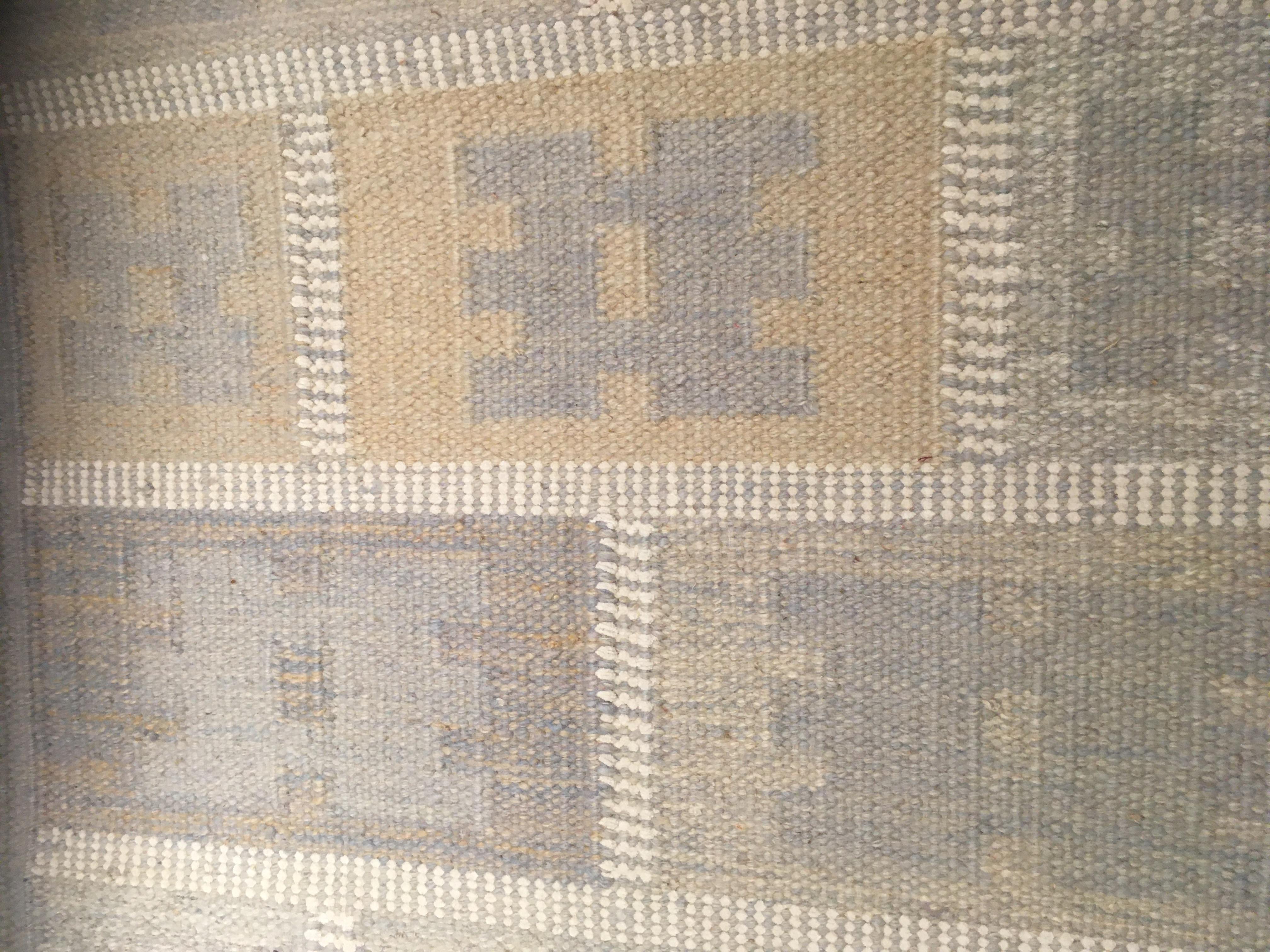 Lana Tappeto Kilim in stile moderno scandinavo in vendita