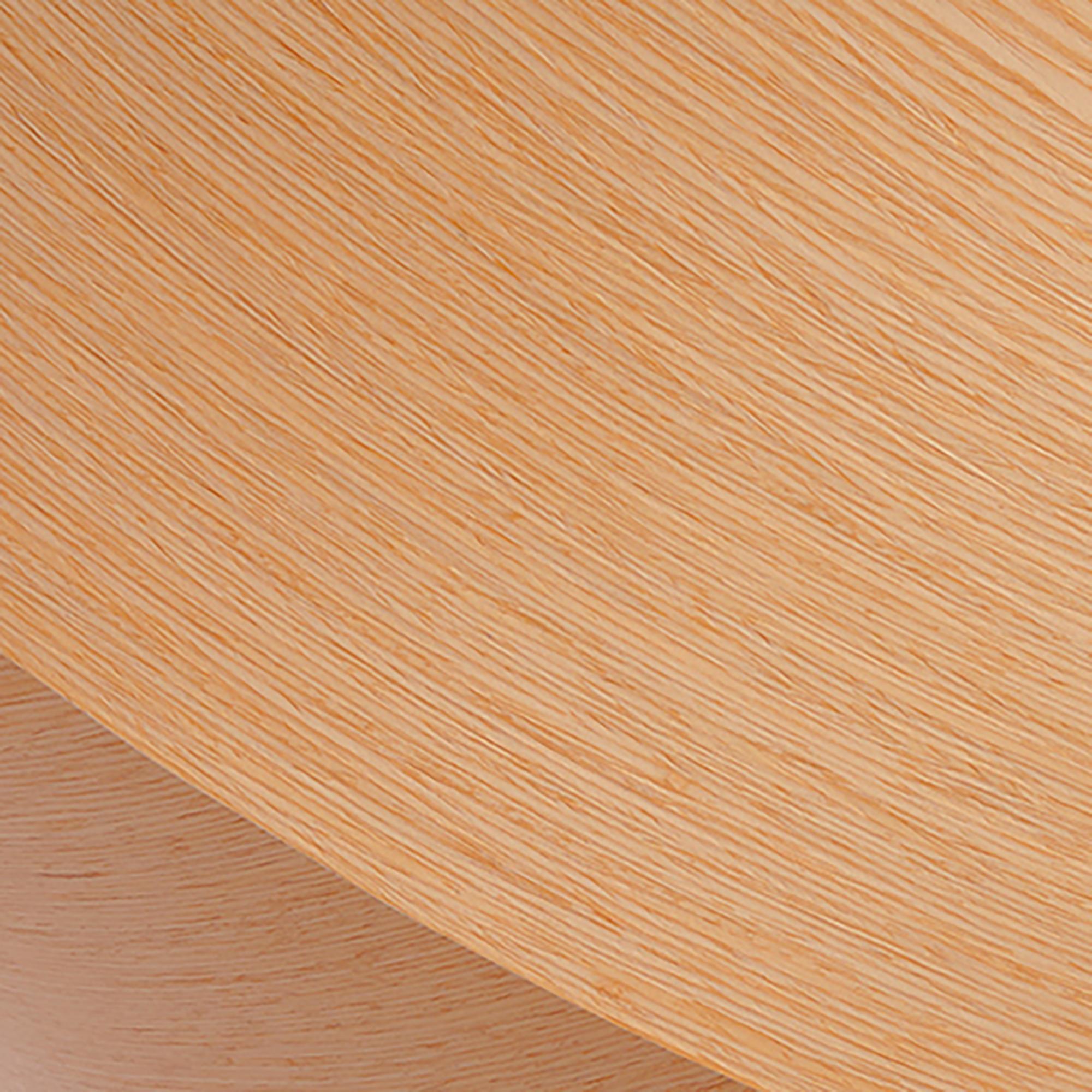 Hand-Crafted SERENE Mid-Century Modern White Oak Wood Veneer 27