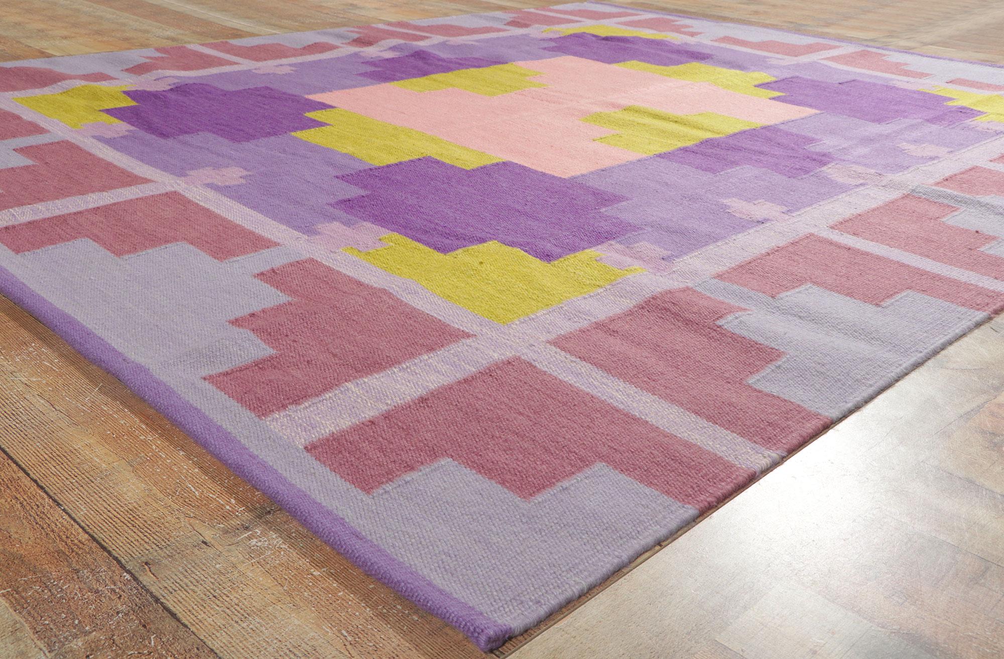 Nuevo Kilim Escandinavo de Inspiración Sueca con Estilo Contemporáneo Siglo XXI y contemporáneo en venta