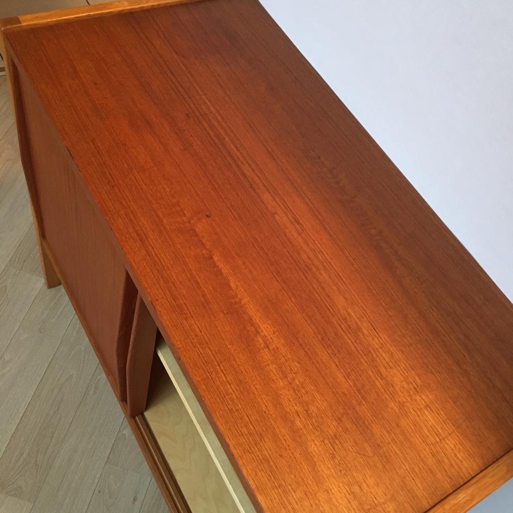 Scandinavian Modern Swedish Teak Sideboard by Bertil Fridhagen for Bodafors For Sale 5