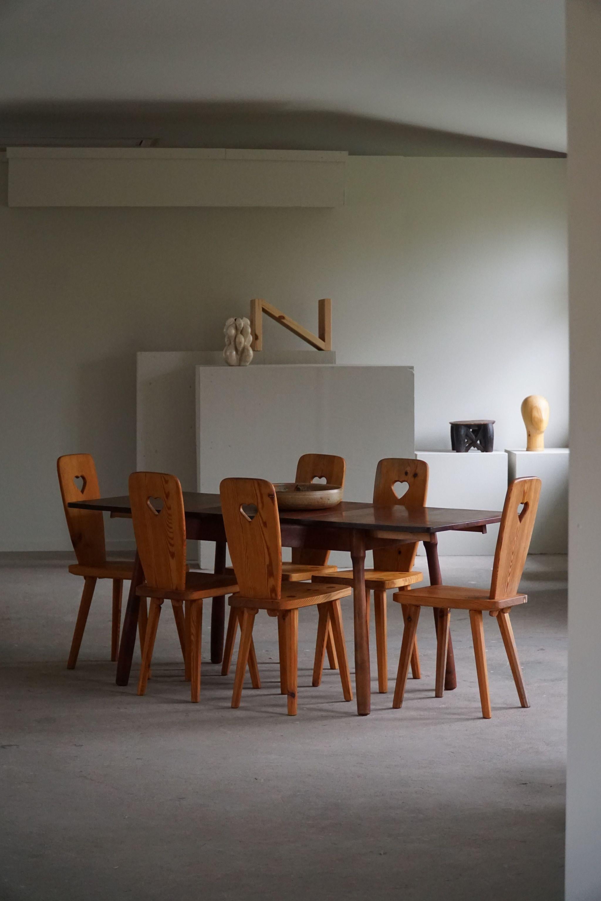 Skandinavische Moderne, Tisch aus Buche mit Clubbeinen, Arnold Madsen, hergestellt in den 1940er Jahren im Zustand „Gut“ im Angebot in Odense, DK