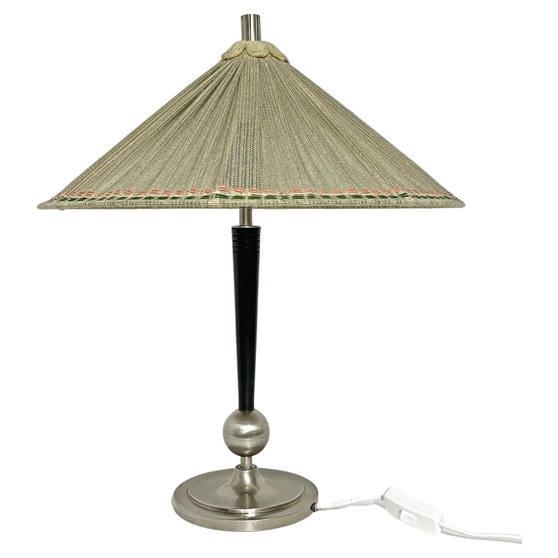 Scandinavian Modern Table Lamp by Böhlmarks 1940's For Sale