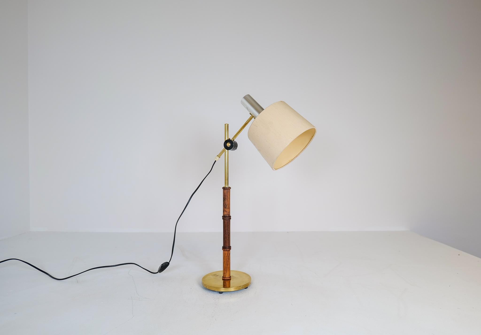 Scandinavian Modern Table Lamp Falkenbergs Belysning Sweden, 1960s In Good Condition For Sale In Hillringsberg, SE