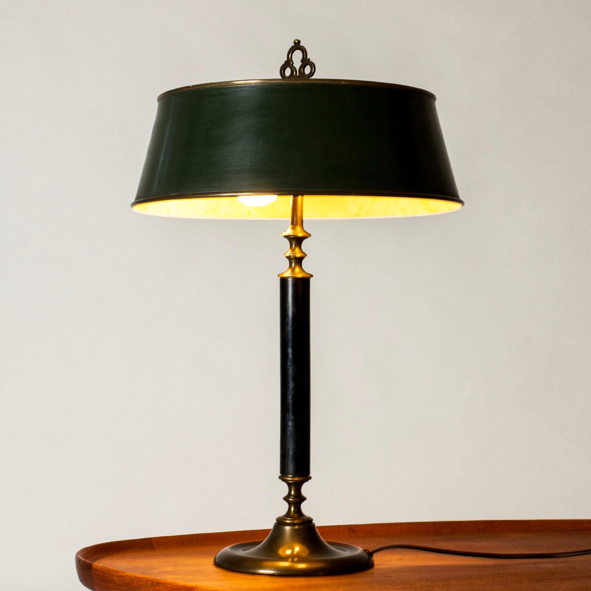 Scandinavian Modern Table Lamp from Böhlmarks, Sweden, 1930s For Sale 1