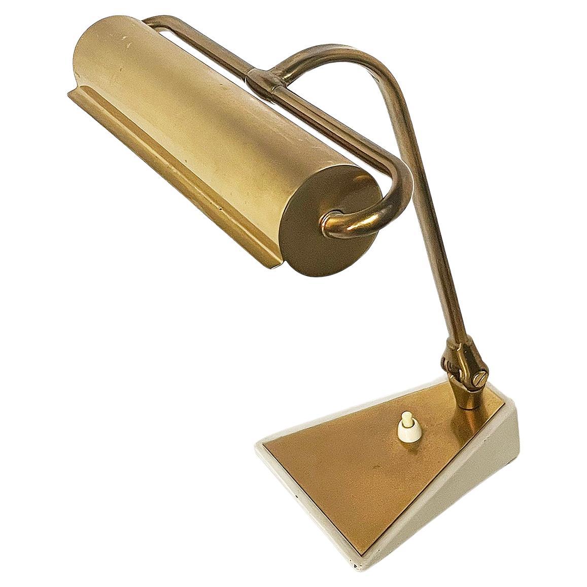 Scandinavian Modern Table Lamp in Brass by Boréns ca 1950-1960's