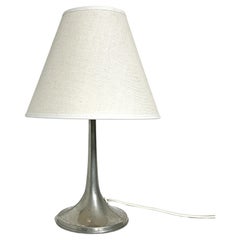 Vintage Scandinavian Modern Table Lamp In Pewter by Thorild Knutsson -1930