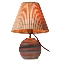 Lampe de table moderne scandinave, Kauklahden lasi, années 1940