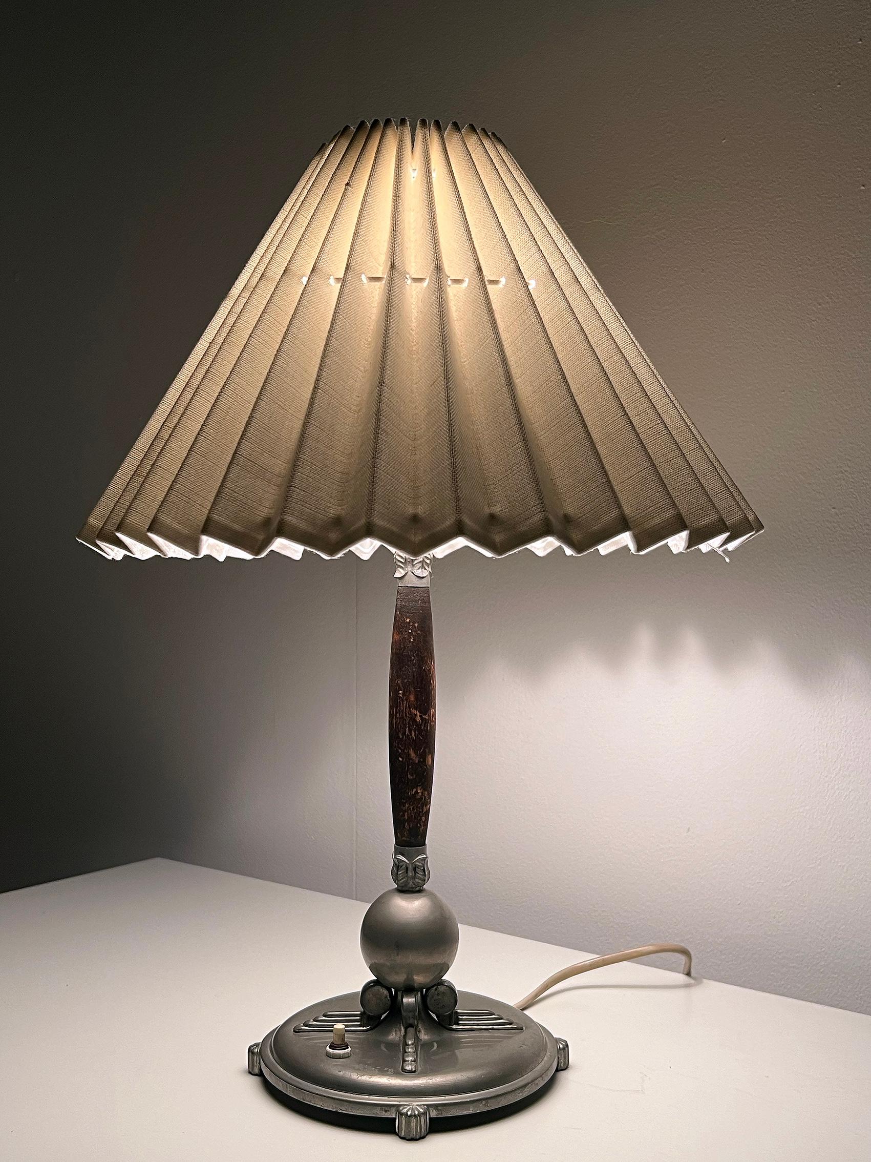 Swedish Scandinavian Modern Table Lamp, Lundin & Lindberg -1938 For Sale