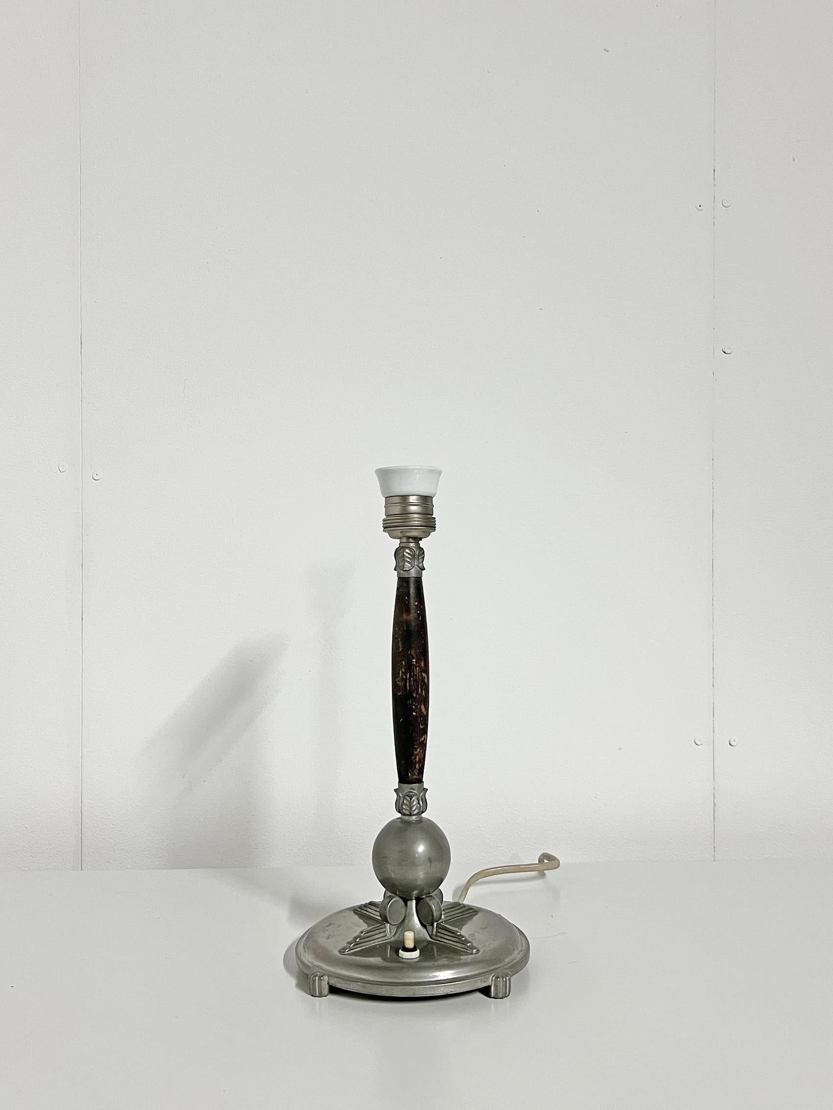 Mid-20th Century Scandinavian Modern Table Lamp, Lundin & Lindberg -1938 For Sale