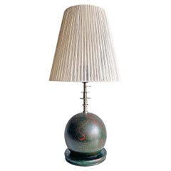 Vintage Scandinavian Modern Table Lamp, Olof Heijke, Sweden, circa 1930s