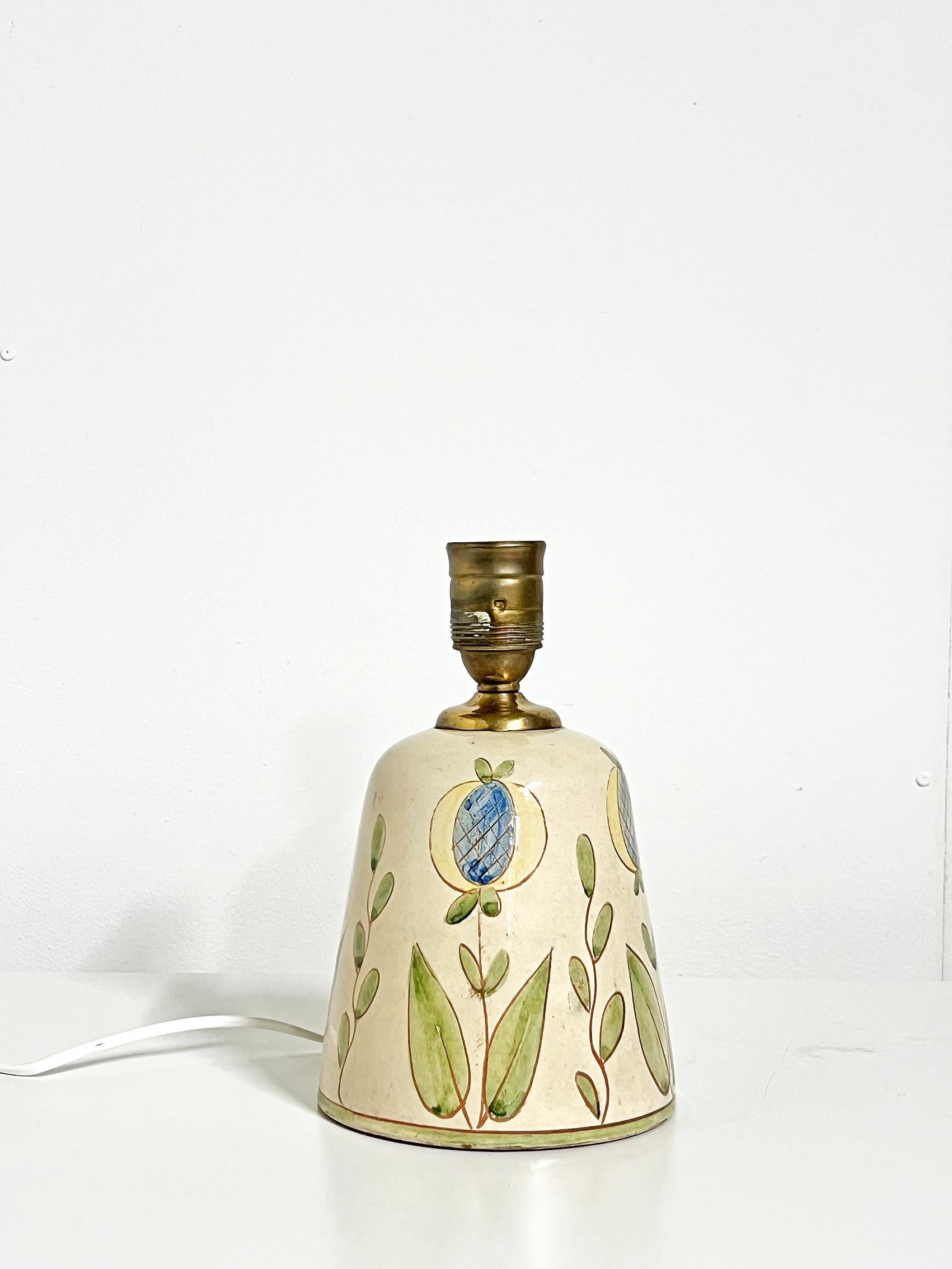 Scandinavian Modern Table Lamp, Olof Larsson, Laholm 1950's In Good Condition For Sale In Örebro, SE