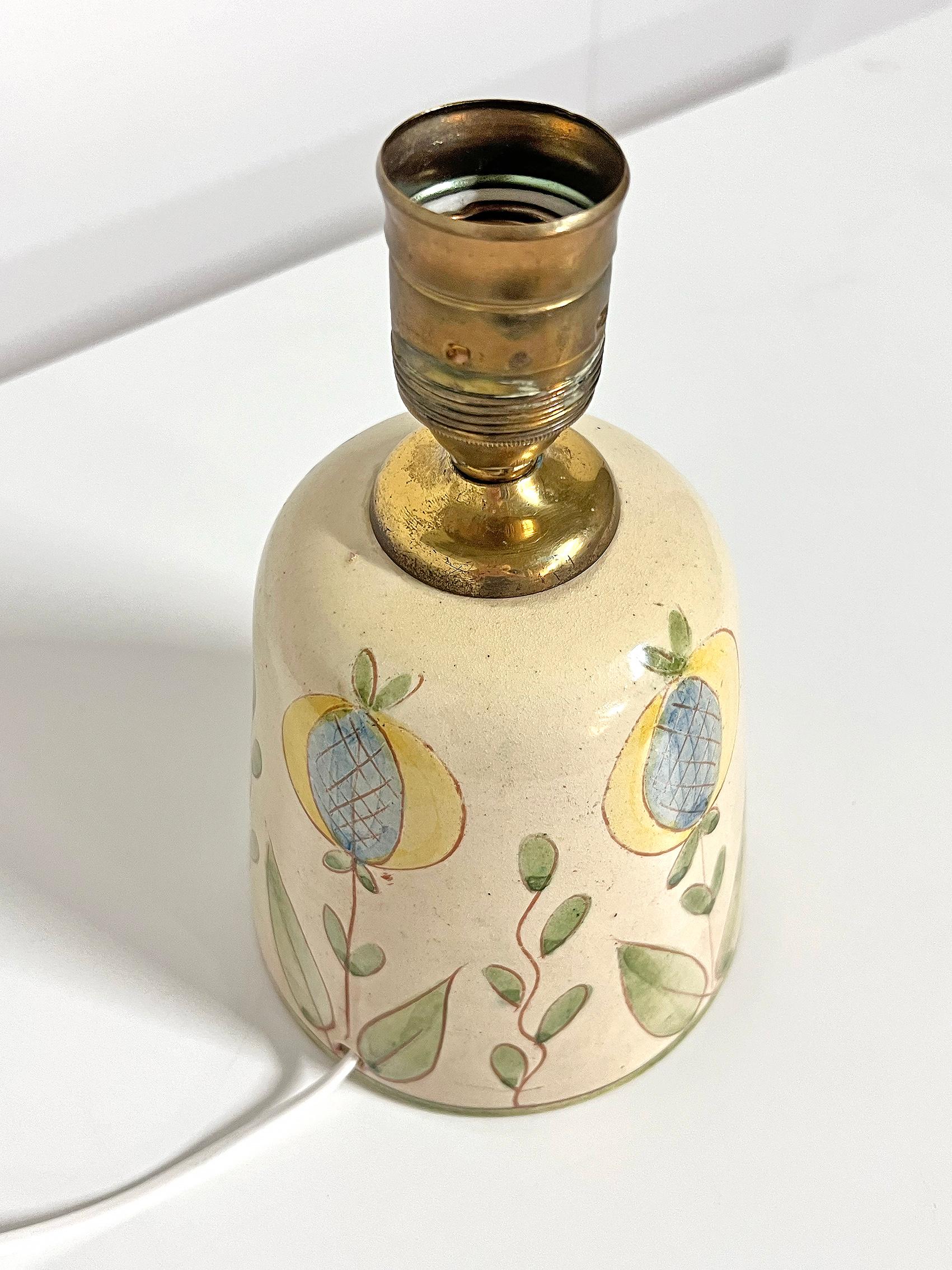 20th Century Scandinavian Modern Table Lamp, Olof Larsson, Laholm 1950's For Sale