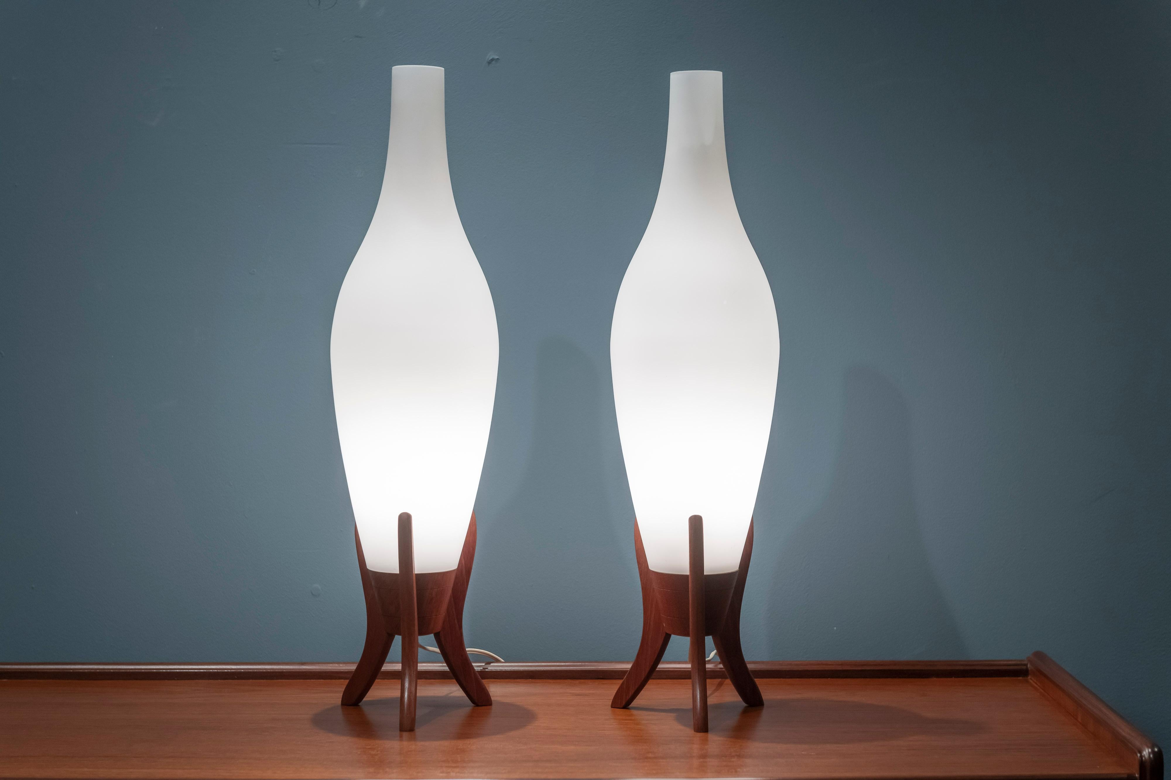 Mid-20th Century Scandinavian Modern Table Lamps