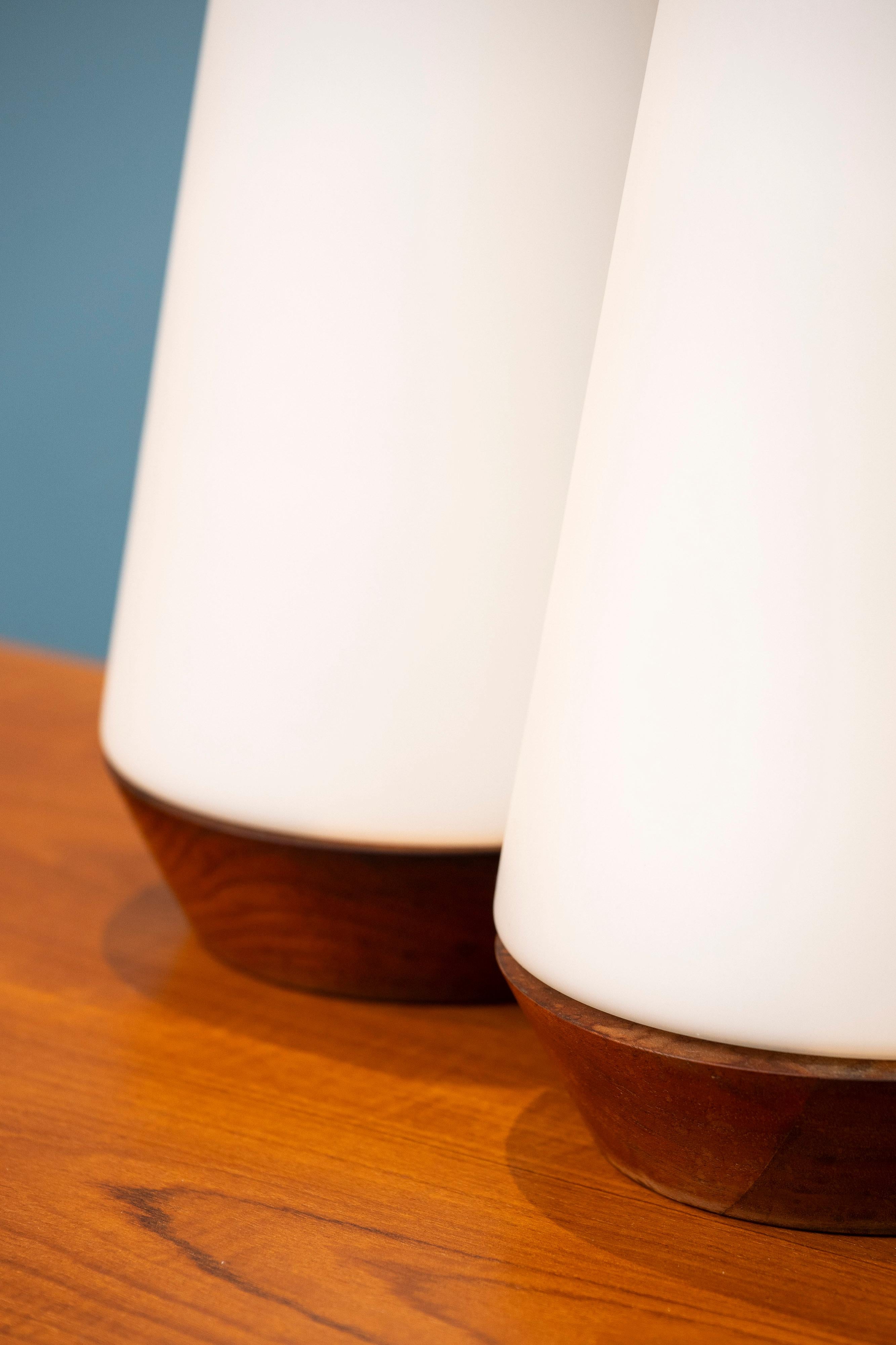 Art Glass Scandinavian Modern Table Lamps For Sale