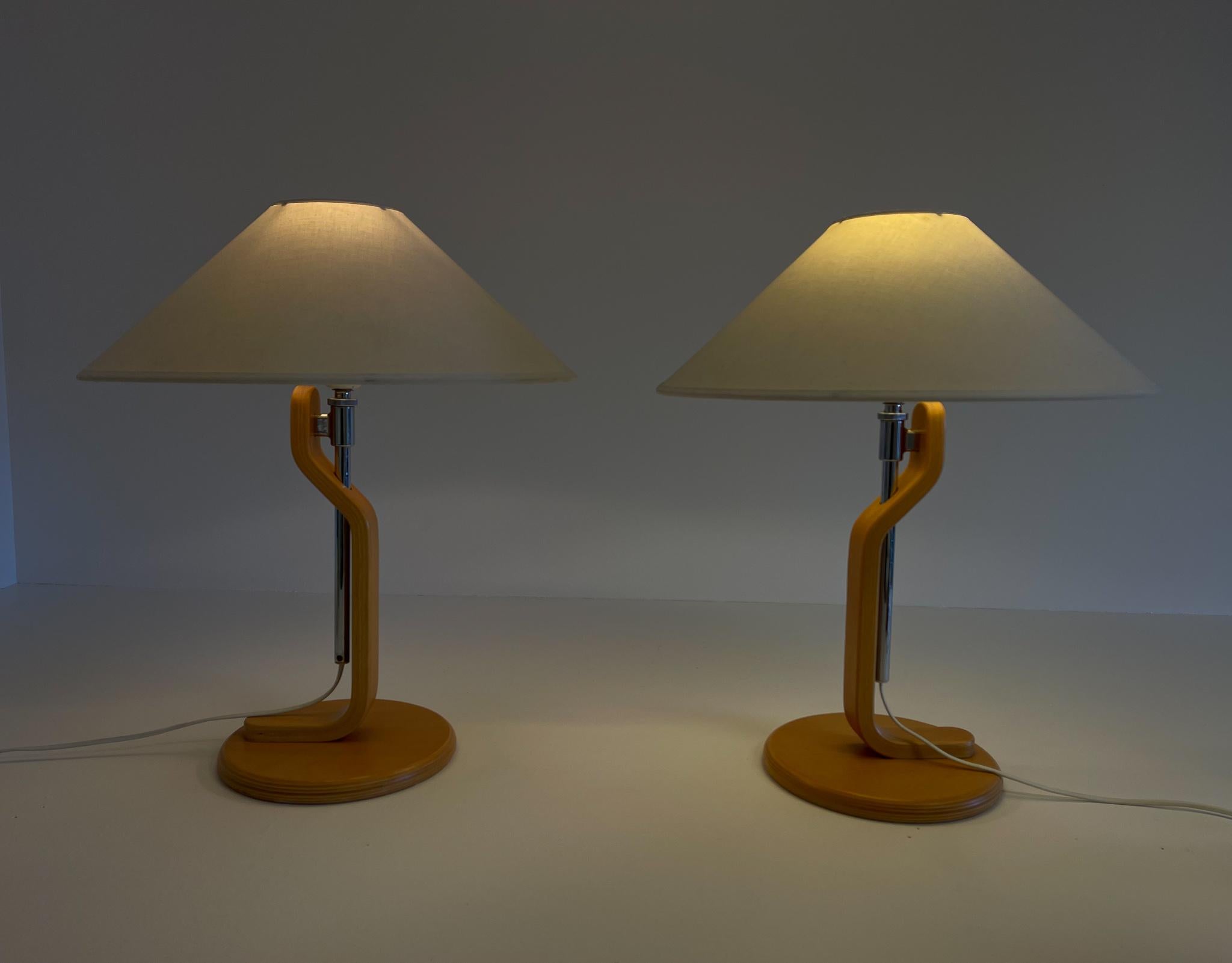 Lampes de table modernes scandinaves « Grevie » de Lars Bessfel pour Atelj Lyktan, 1980 en vente 4