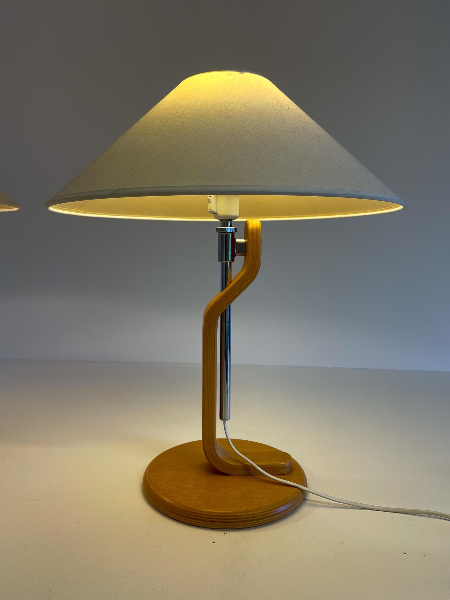 Lampes de table modernes scandinaves « Grevie » de Lars Bessfel pour Atelj Lyktan, 1980 en vente 6