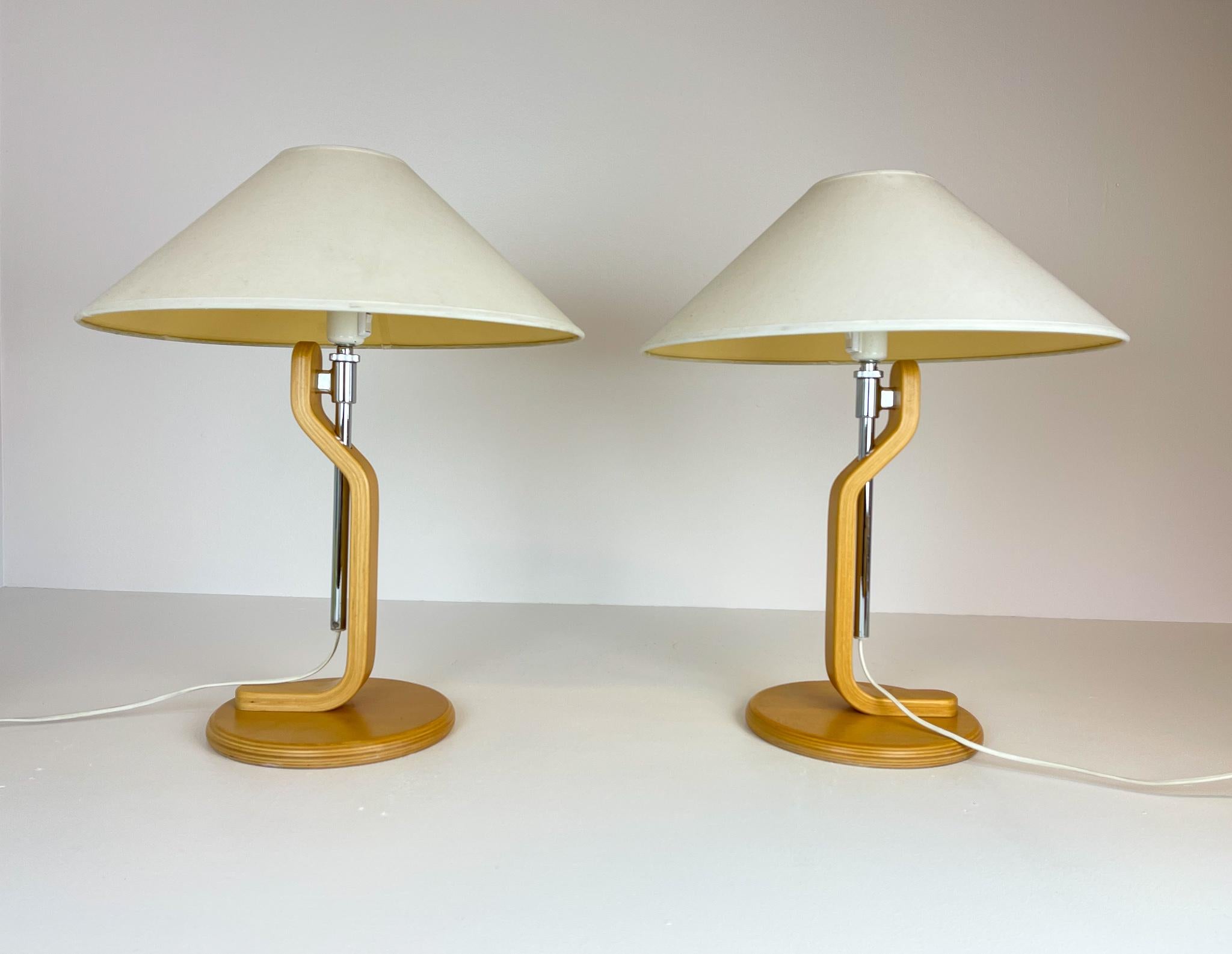 Scandinave moderne Lampes de table modernes scandinaves « Grevie » de Lars Bessfel pour Atelj Lyktan, 1980 en vente