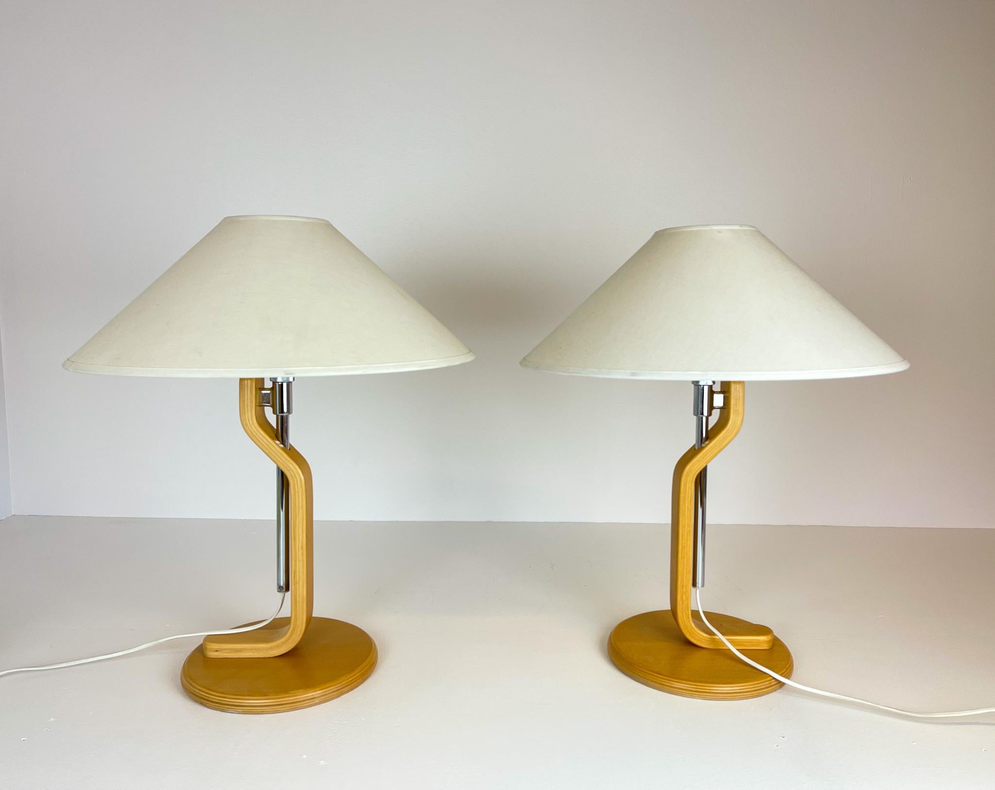 Suédois Lampes de table modernes scandinaves « Grevie » de Lars Bessfel pour Atelj Lyktan, 1980 en vente