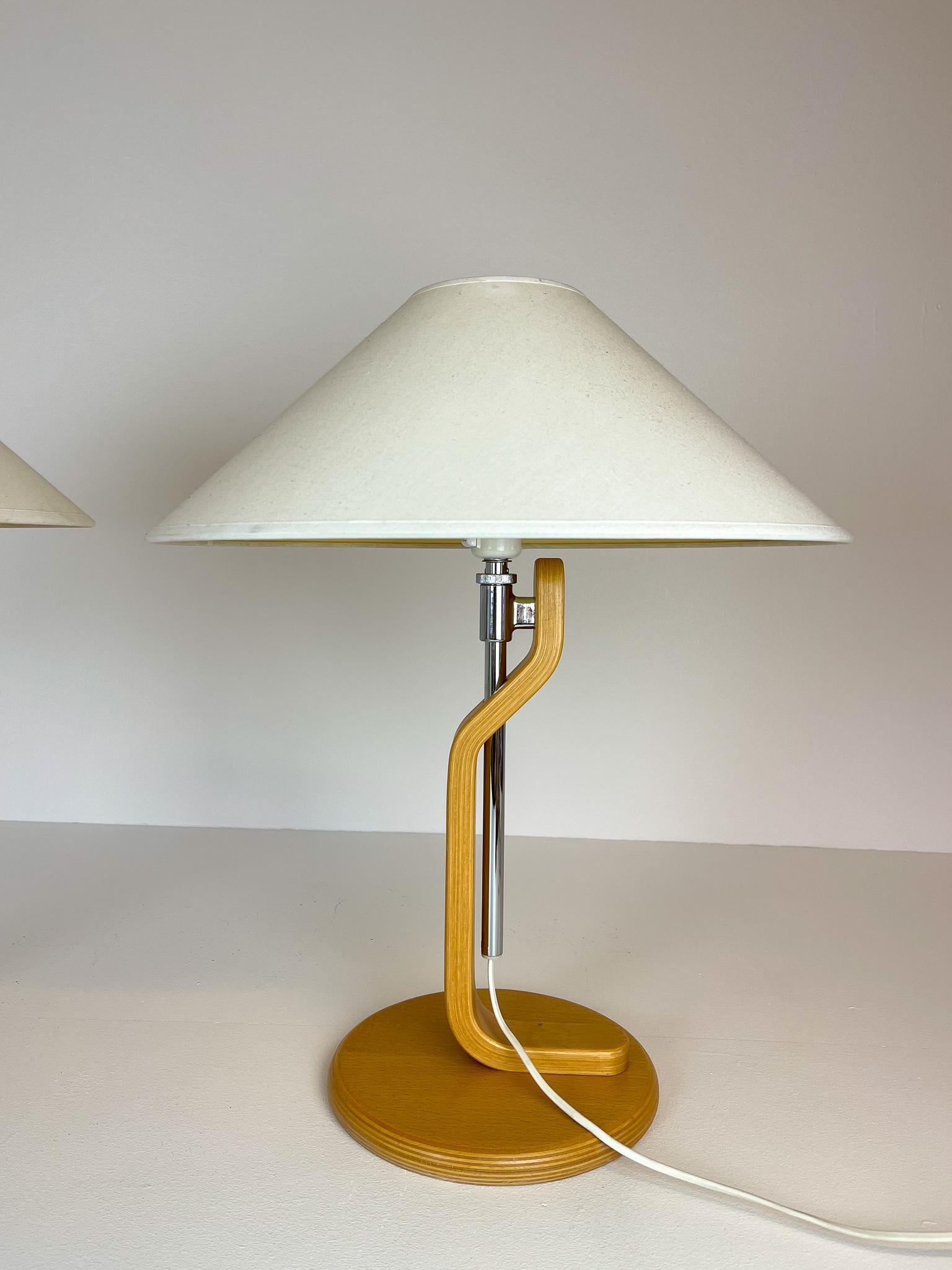 Late 20th Century Scandinavian Modern Table Lamps 