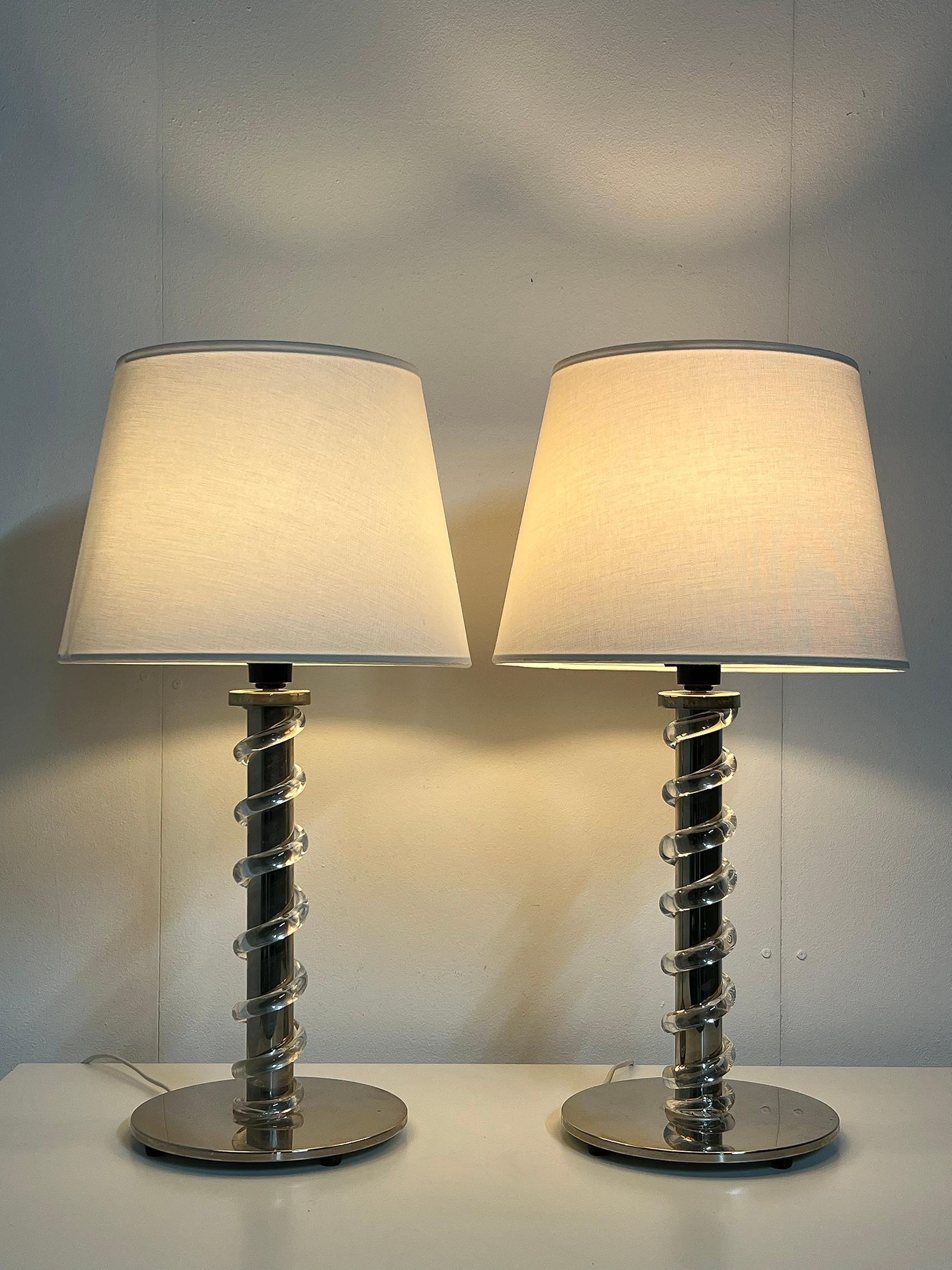 Skandinavische Moderne Tischlampen 2er Set von Høvik Lys ca 1960-70s (Norwegisch) im Angebot