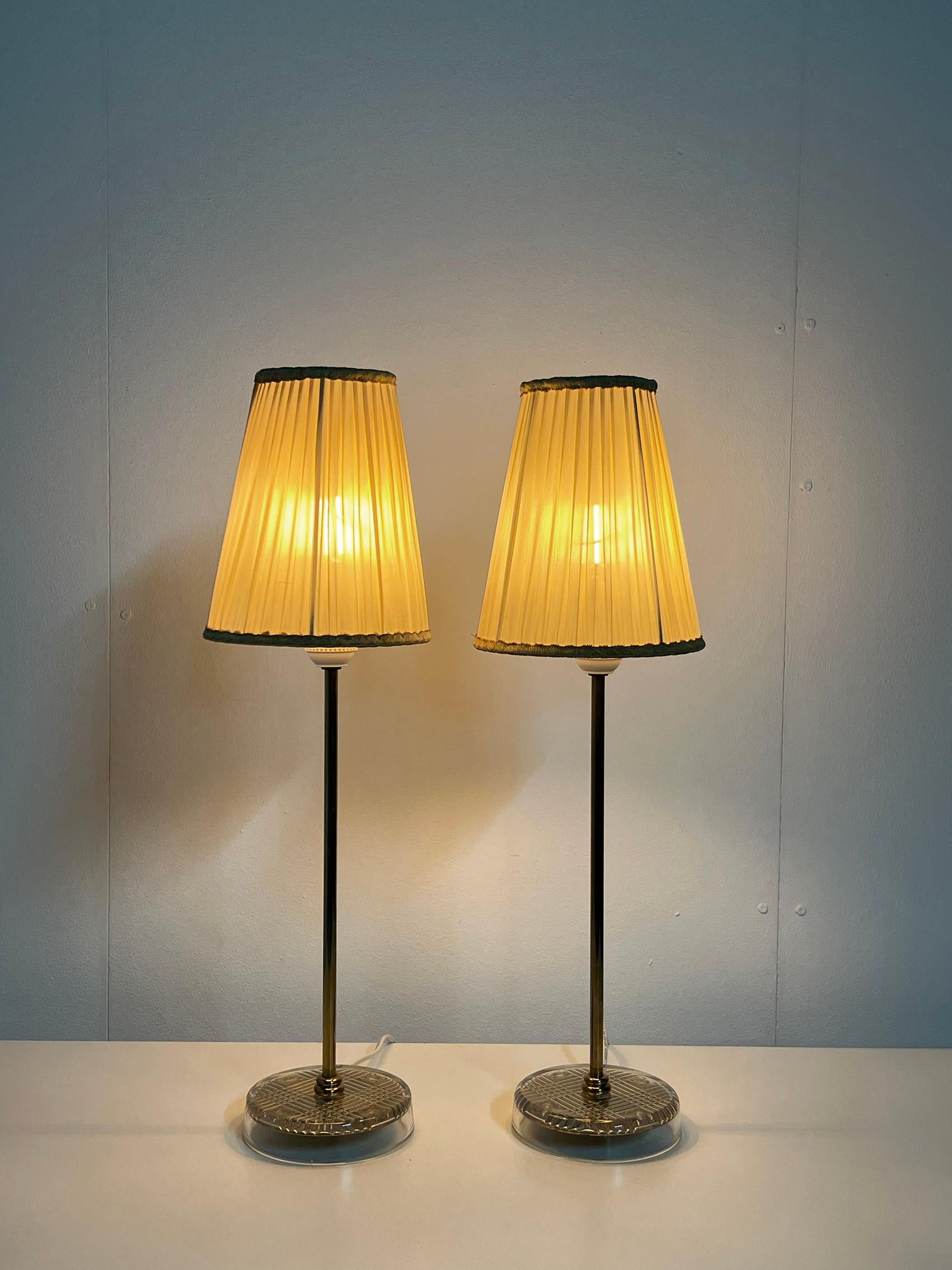 Scandinave moderne Lampes de bureau scandinaves modernes, lot de 2, Suède, vers les années 1960 en vente
