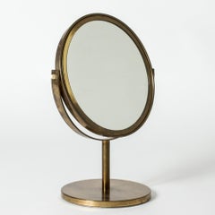 Scandinavian Modern Table Mirror by Hans-Agne Jakobsson, Sweden, 1950s