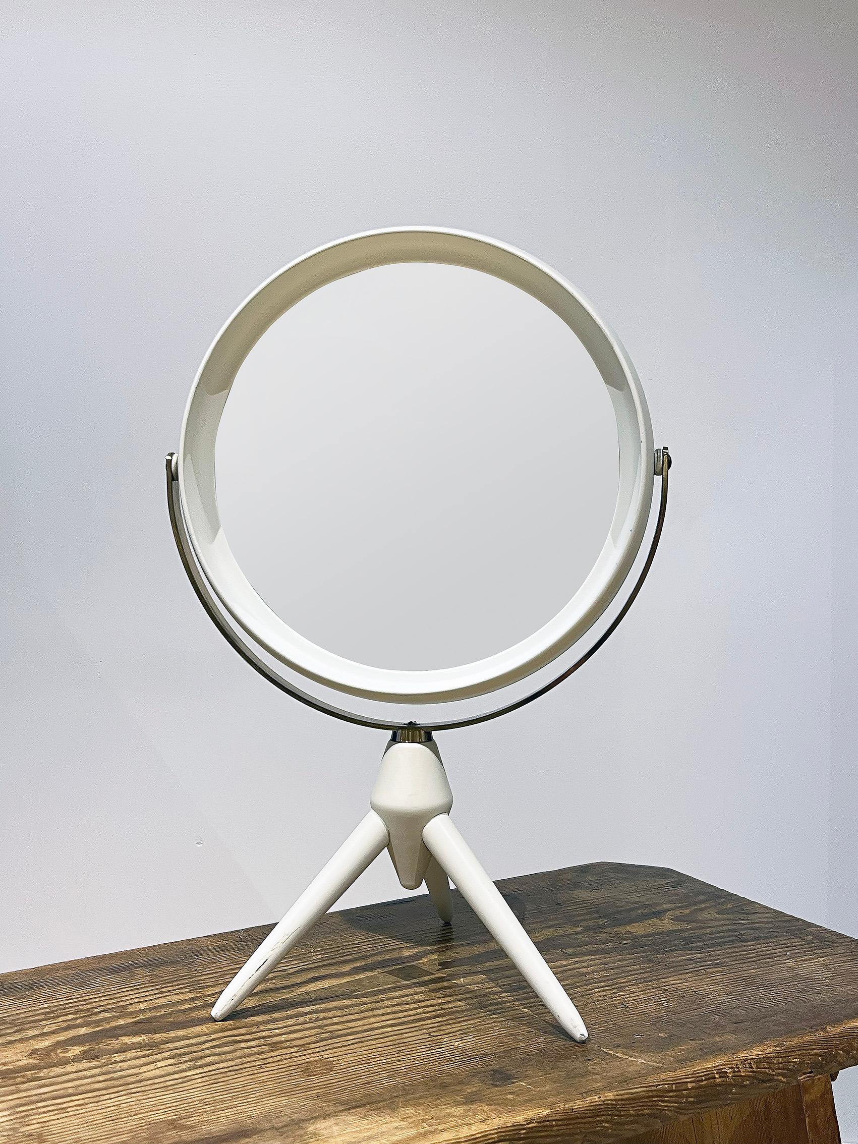 Swedish Scandinavian Modern Table Mirror, ca 1950-60's For Sale