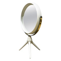 Miroir de table scandinave moderne, vers les années 1950-60