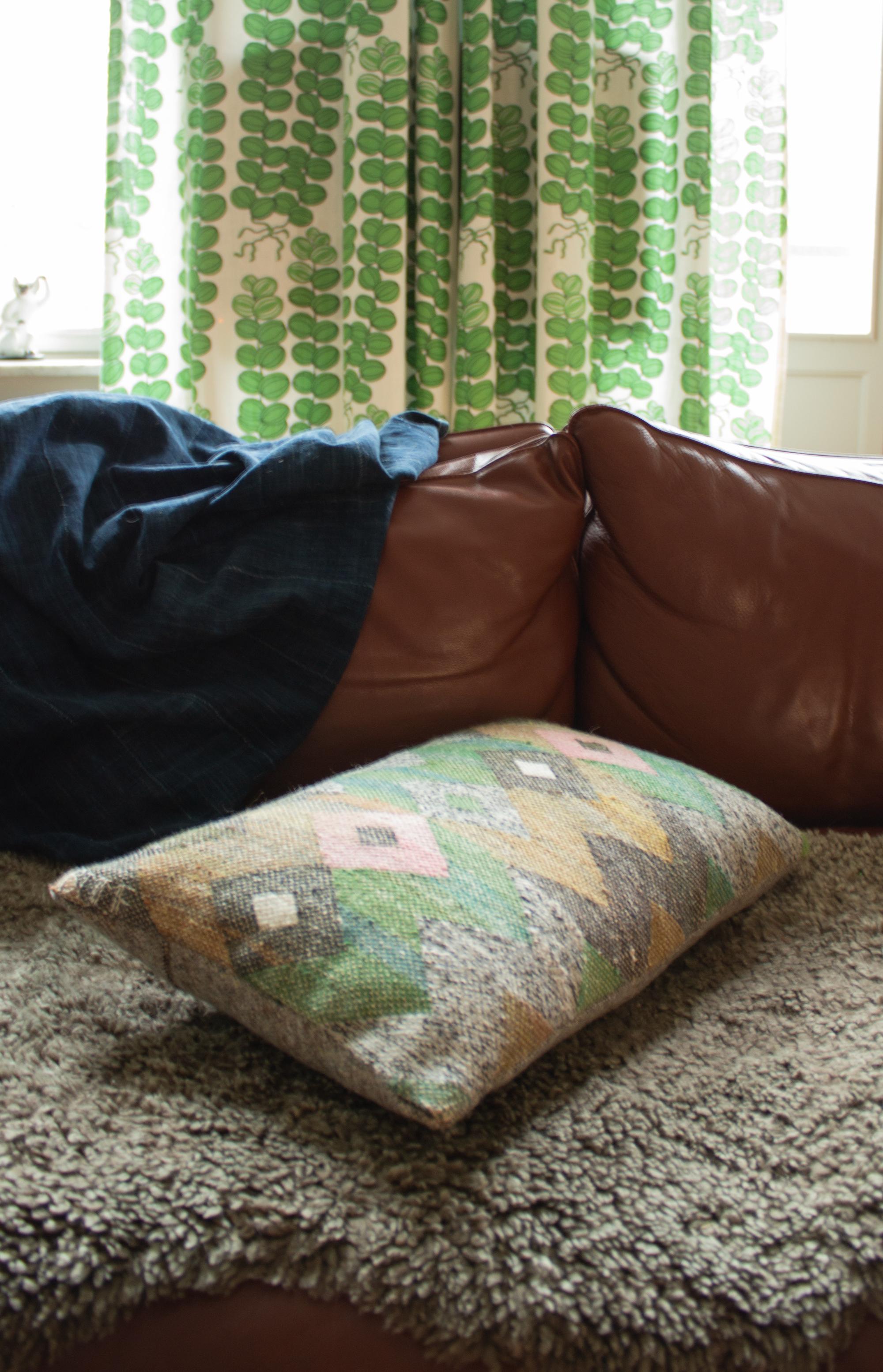 Scandinavian Modern Tapestry Pillow 
