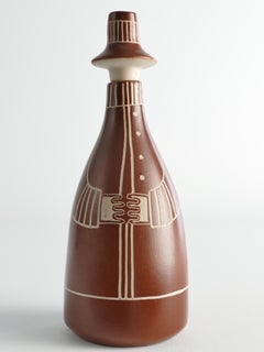 Scandinavian Modern "Tarina" Decanter by Arabia, Finland 1950s