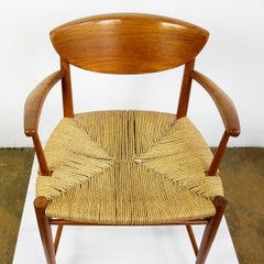 Sillón moderno escandinavo de teca Mod. 317 de Peter Hvidt para Soborg Mobler