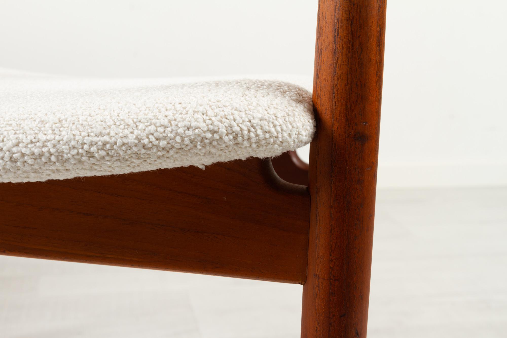 Mid-20th Century Scandinavian Modern Teak Armchairs by Harbo Sølvsten 1950s, Set of 2