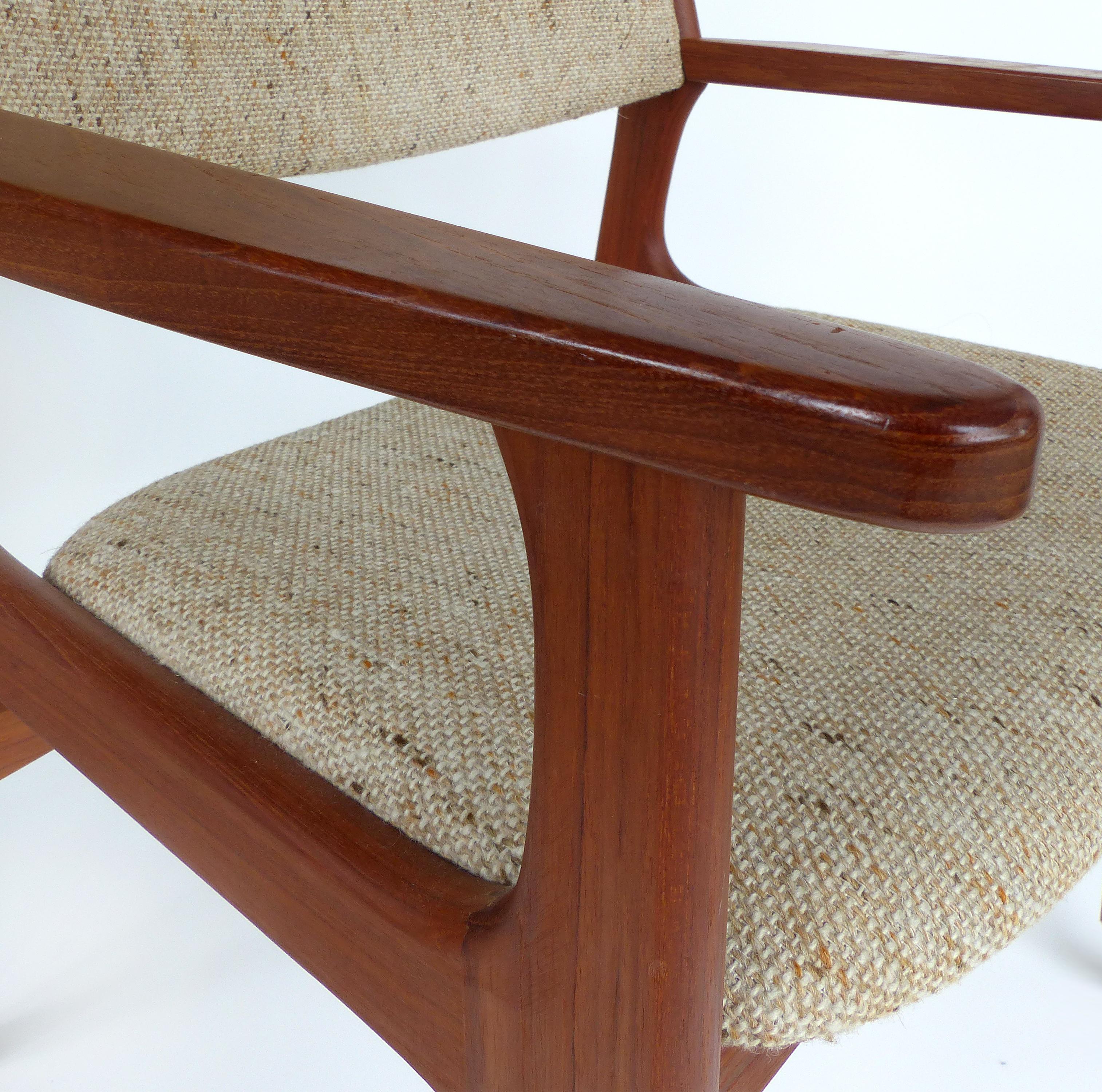 Scandinavian Modern Teak Armchairs 4