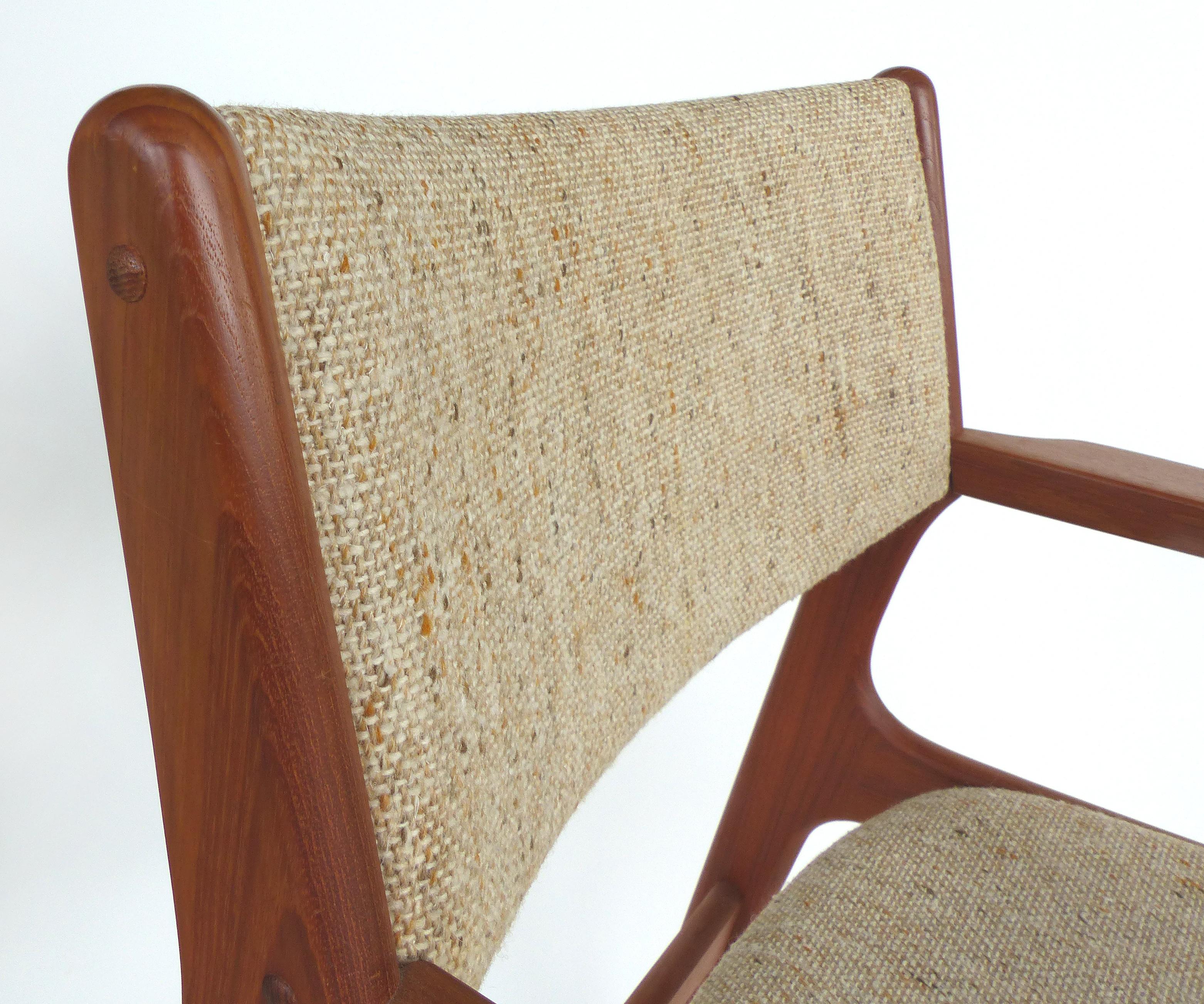 Scandinavian Modern Teak Armchairs 3