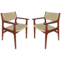 Scandinavian Modern Teak Armchairs