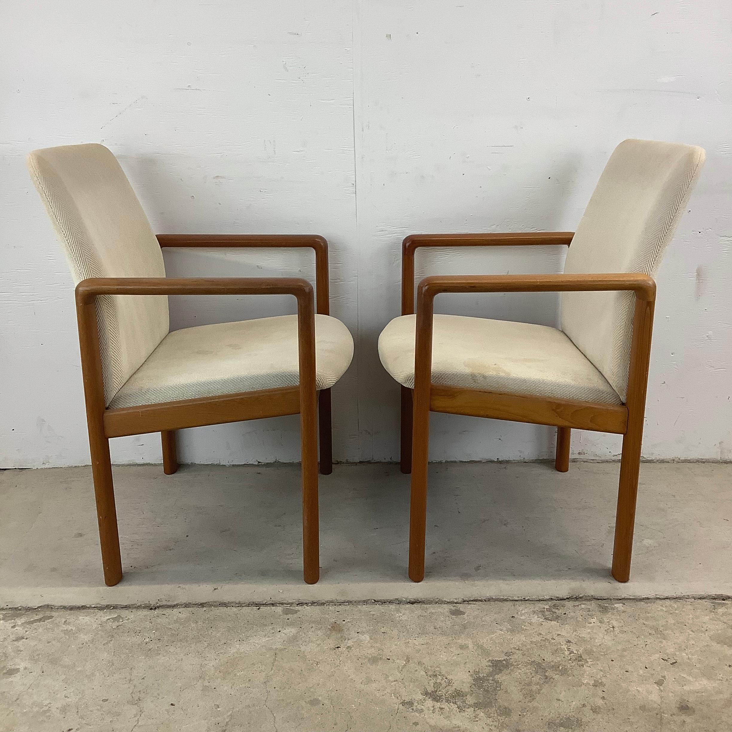 Upholstery Scandinavian Modern Teak Armchairs from Jesper Furniture- set of 8 For Sale